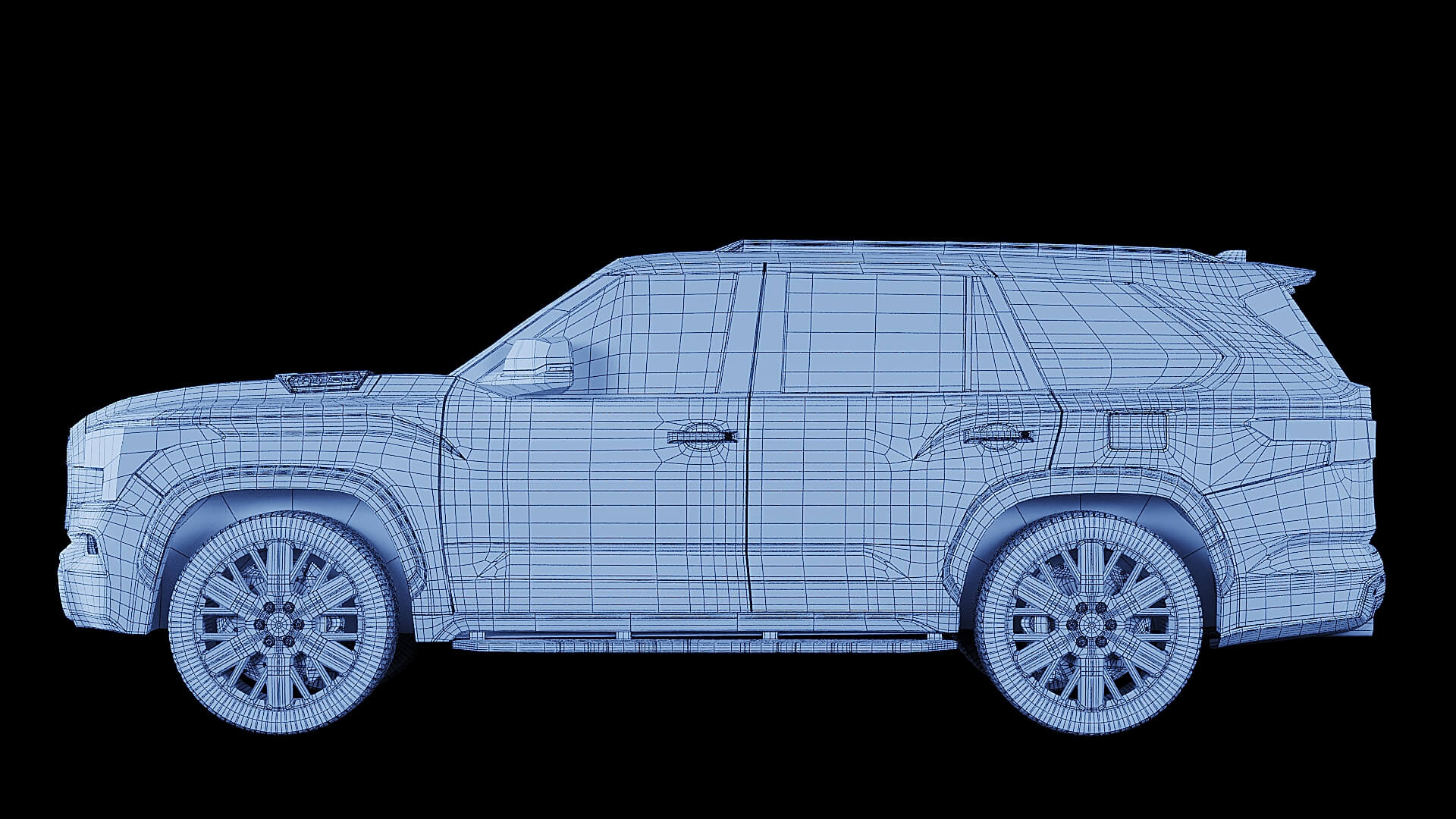 Toyota Sequoia 2023 3D Model
