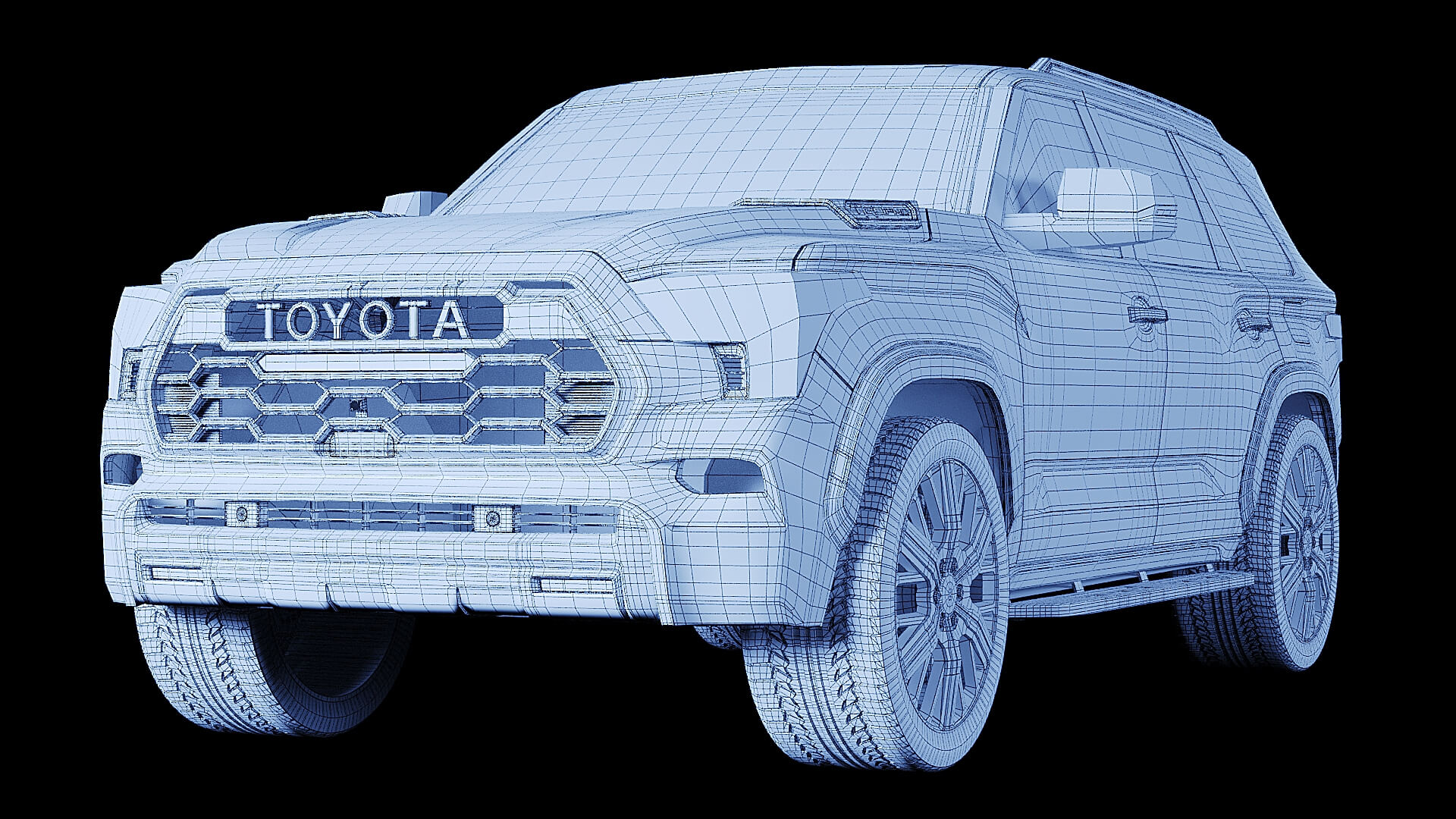 Toyota Sequoia 2023 3D Model