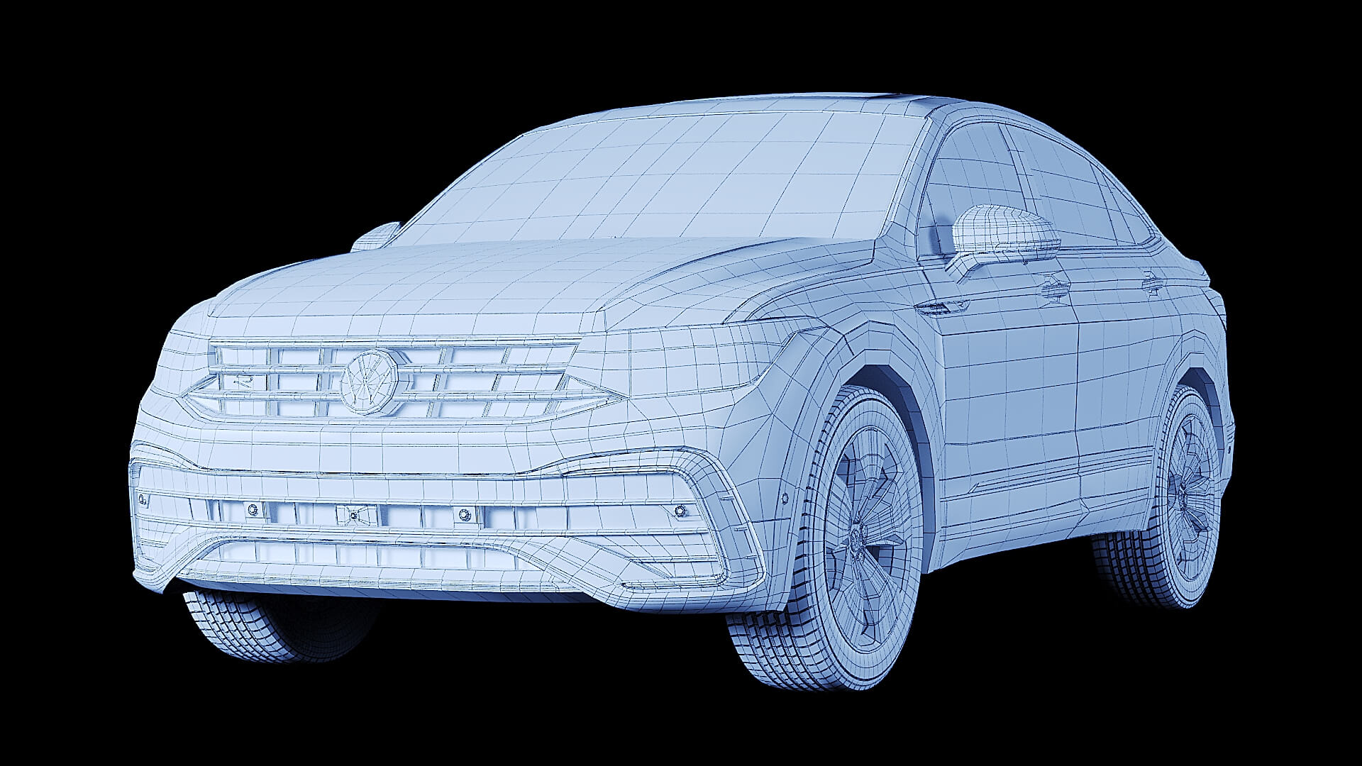 Volkswagen Tiguan 2021 3D Model