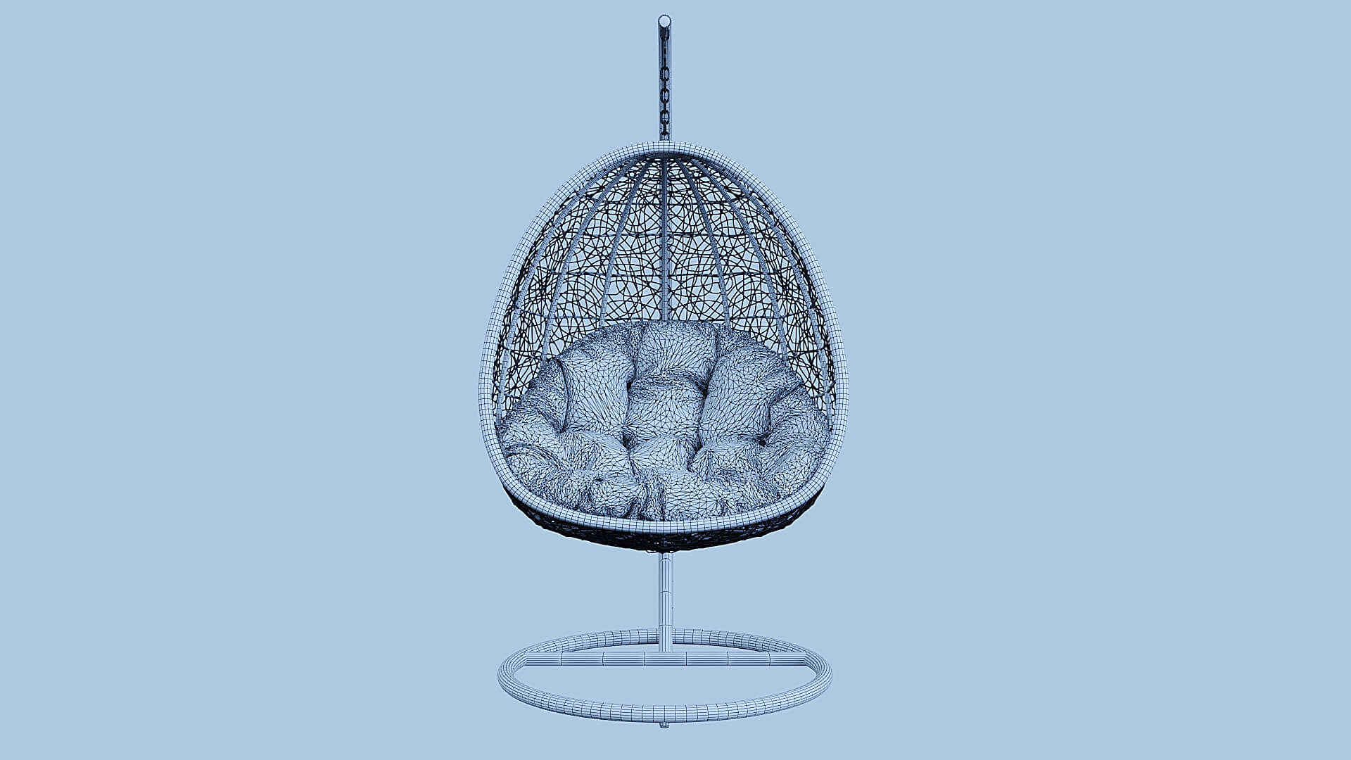 Woven Hanging Chair 3D Model