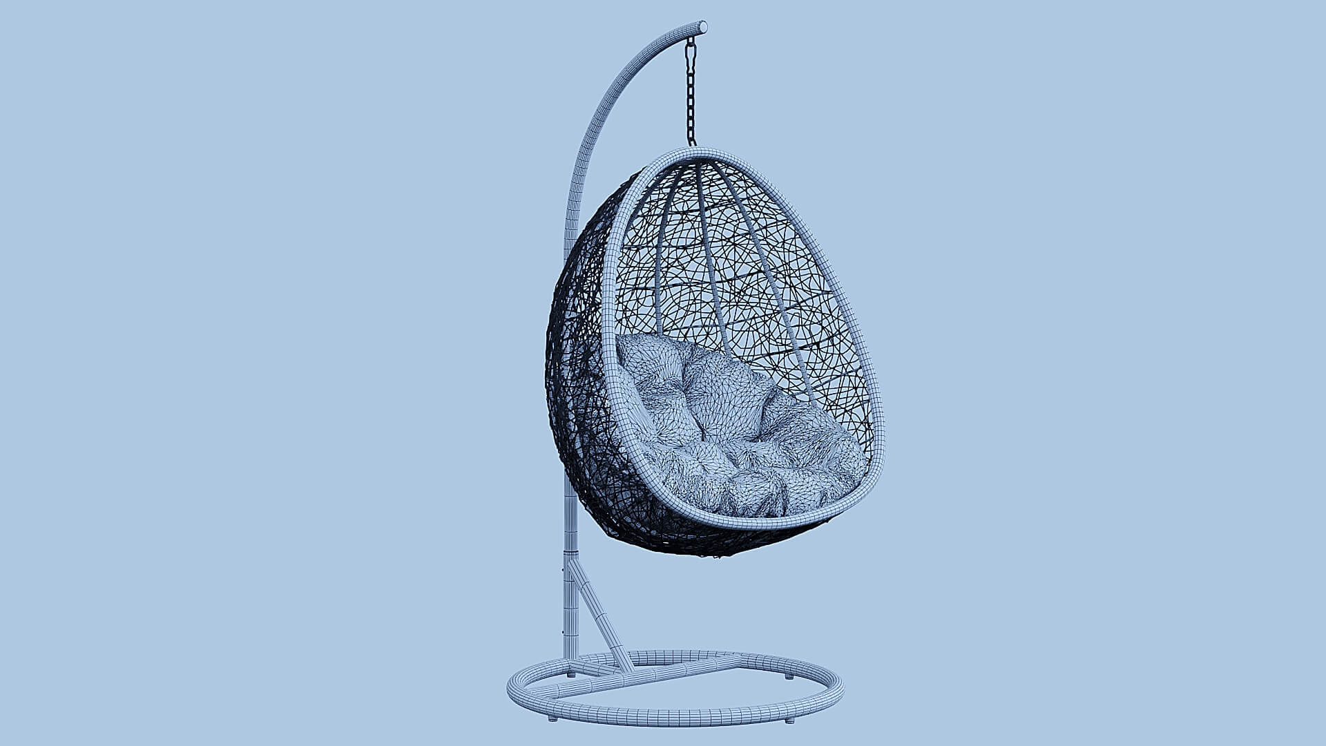 Woven Hanging Chair 3D Model