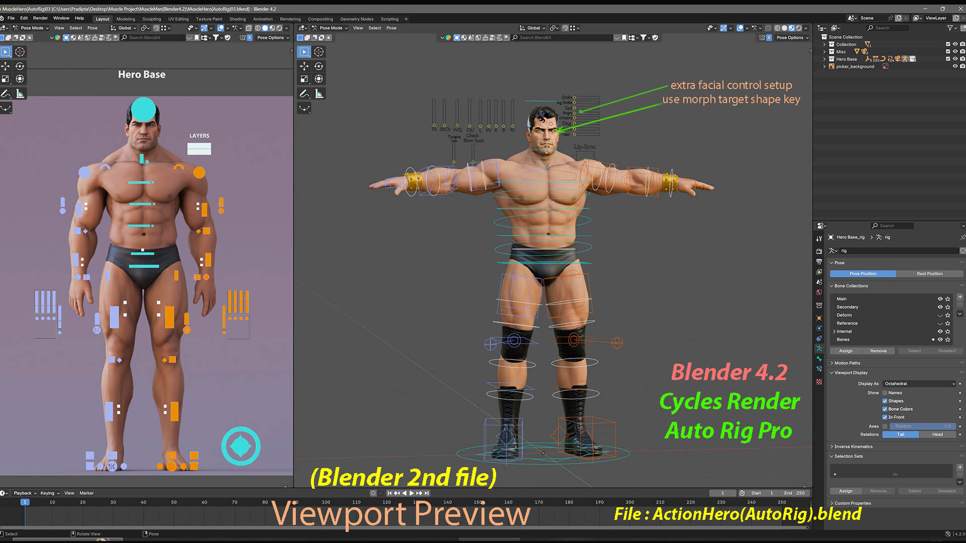 Action Hero Base 3D Model