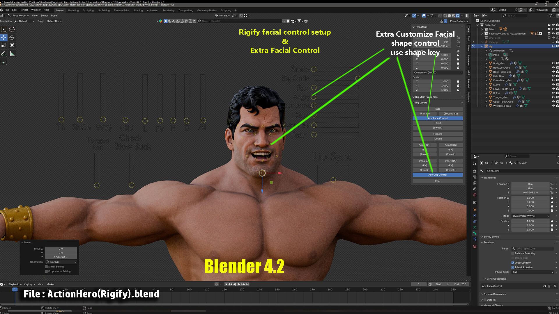 Action Hero Base 3D Model