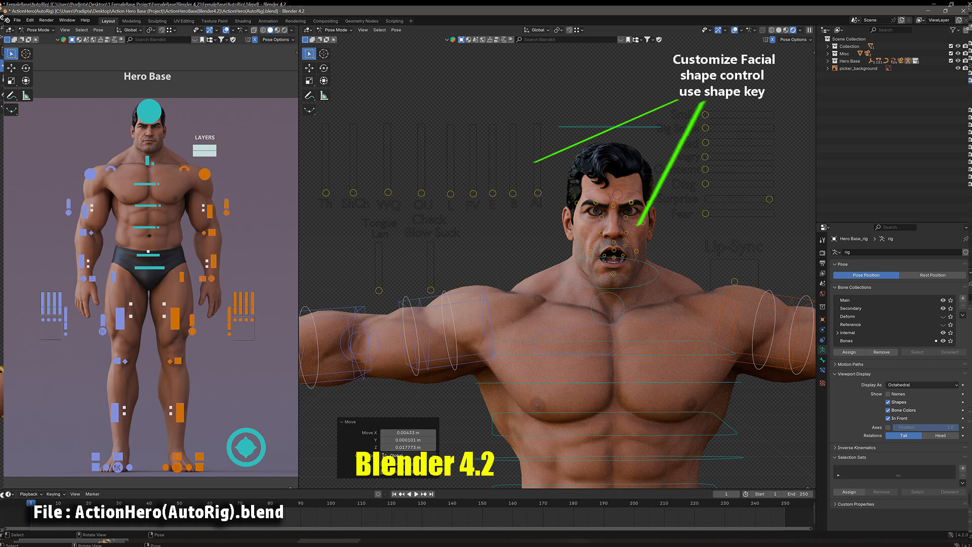 Action Hero Base 3D Model