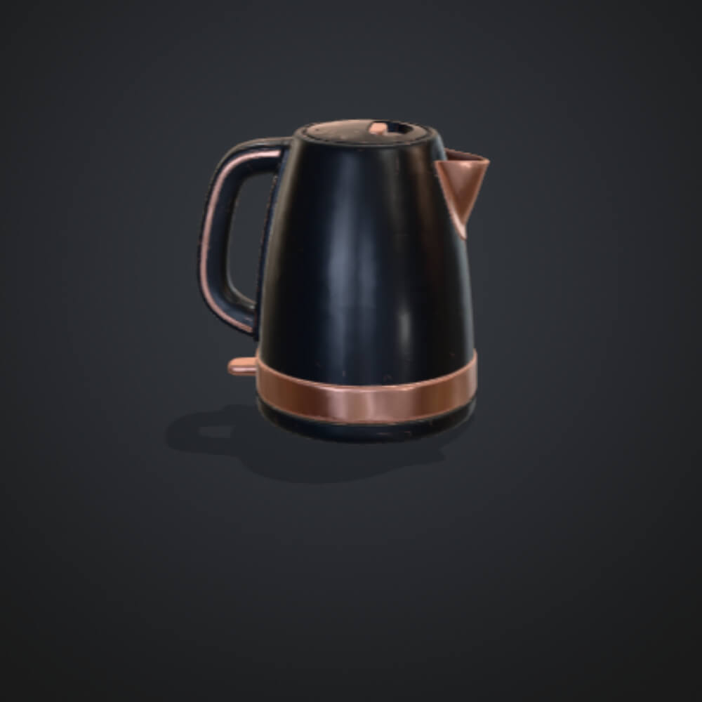 3D Model Modern Electric Kettle - Architectural Visuals 3D Model