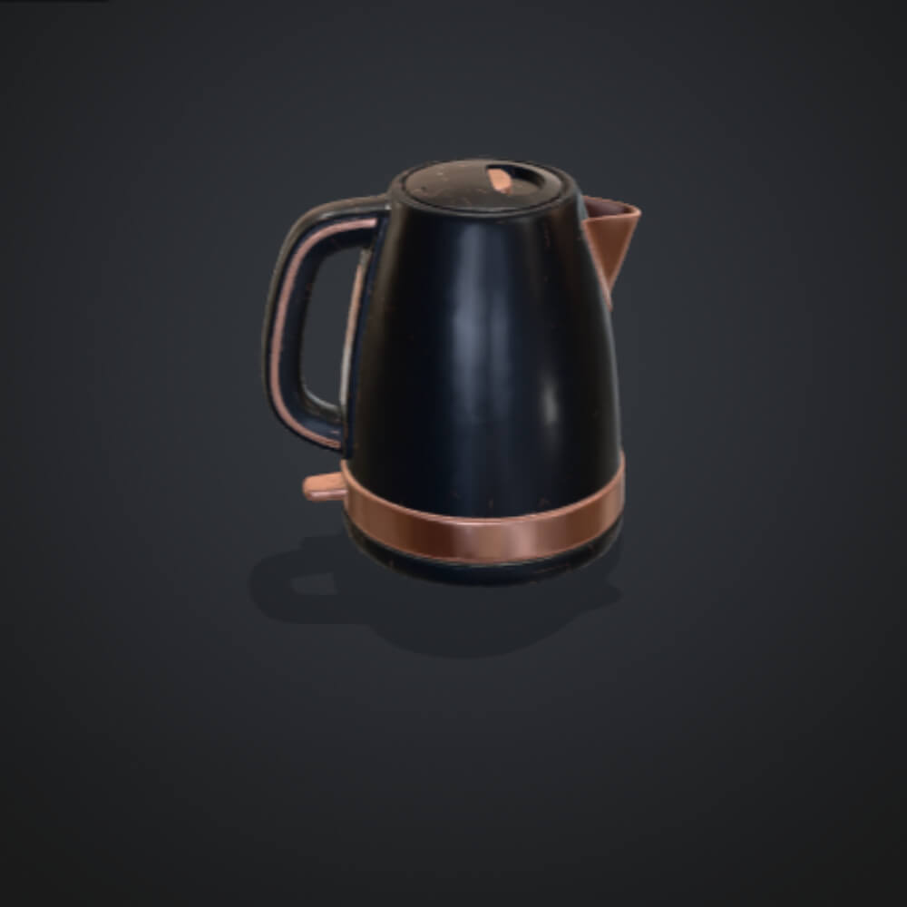 3D Model Modern Electric Kettle - Architectural Visuals 3D Model