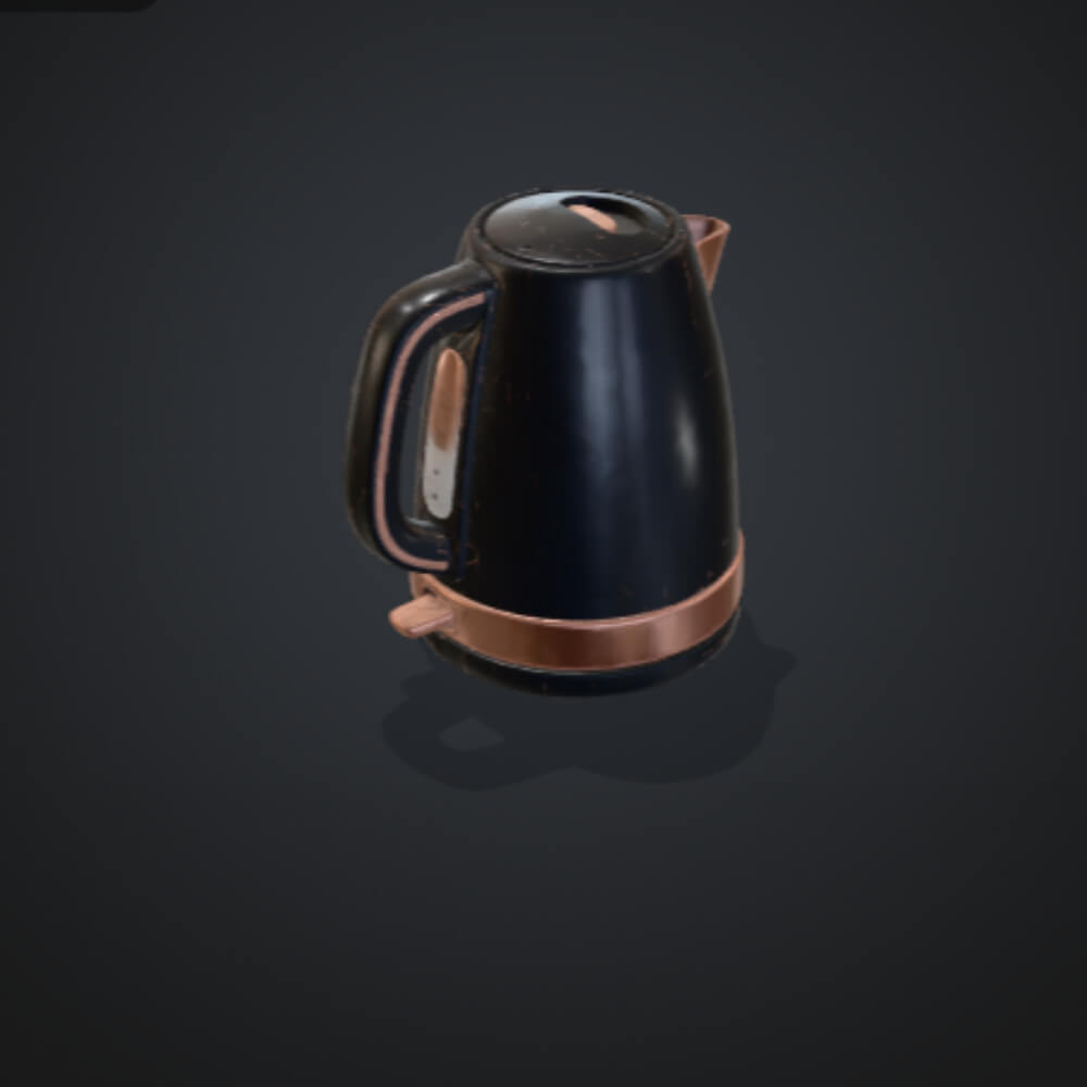 3D Model Modern Electric Kettle - Architectural Visuals 3D Model