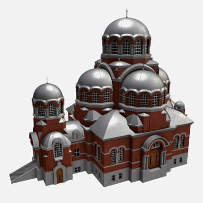 Russian Cathedral 450 3D Model