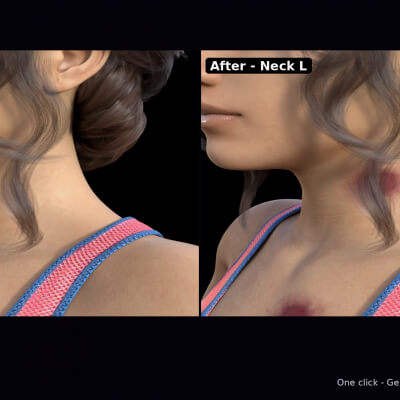 Body Marks One Click for DAZ 3D