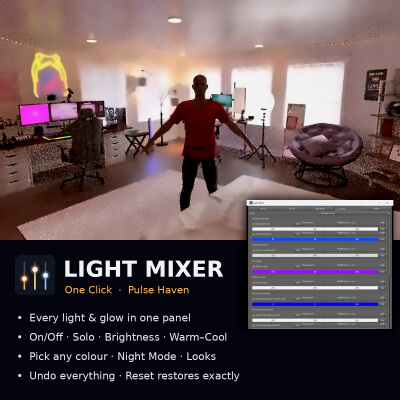 Lights Mixer & Editor for Daz 3D