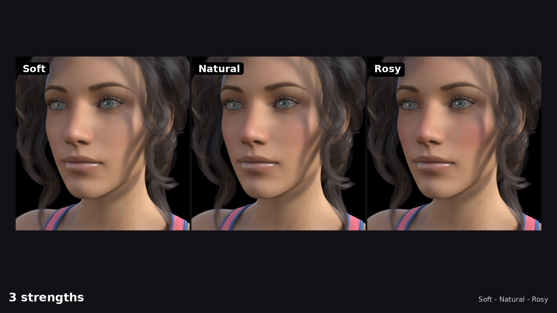 One-Click Blush for DAZ 3D Daz Content