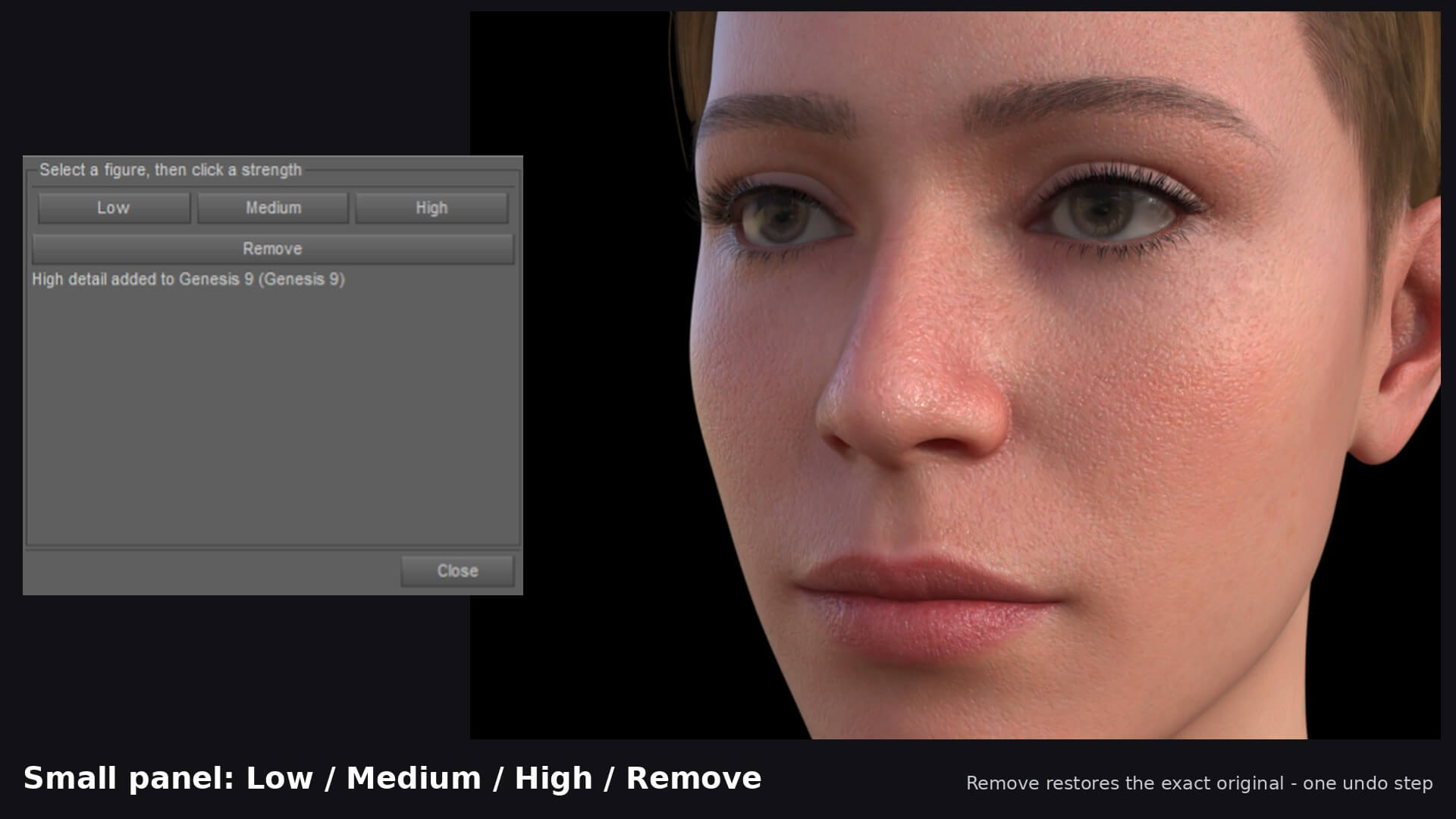 One Click Skin Enhance for Daz 3D Daz Content