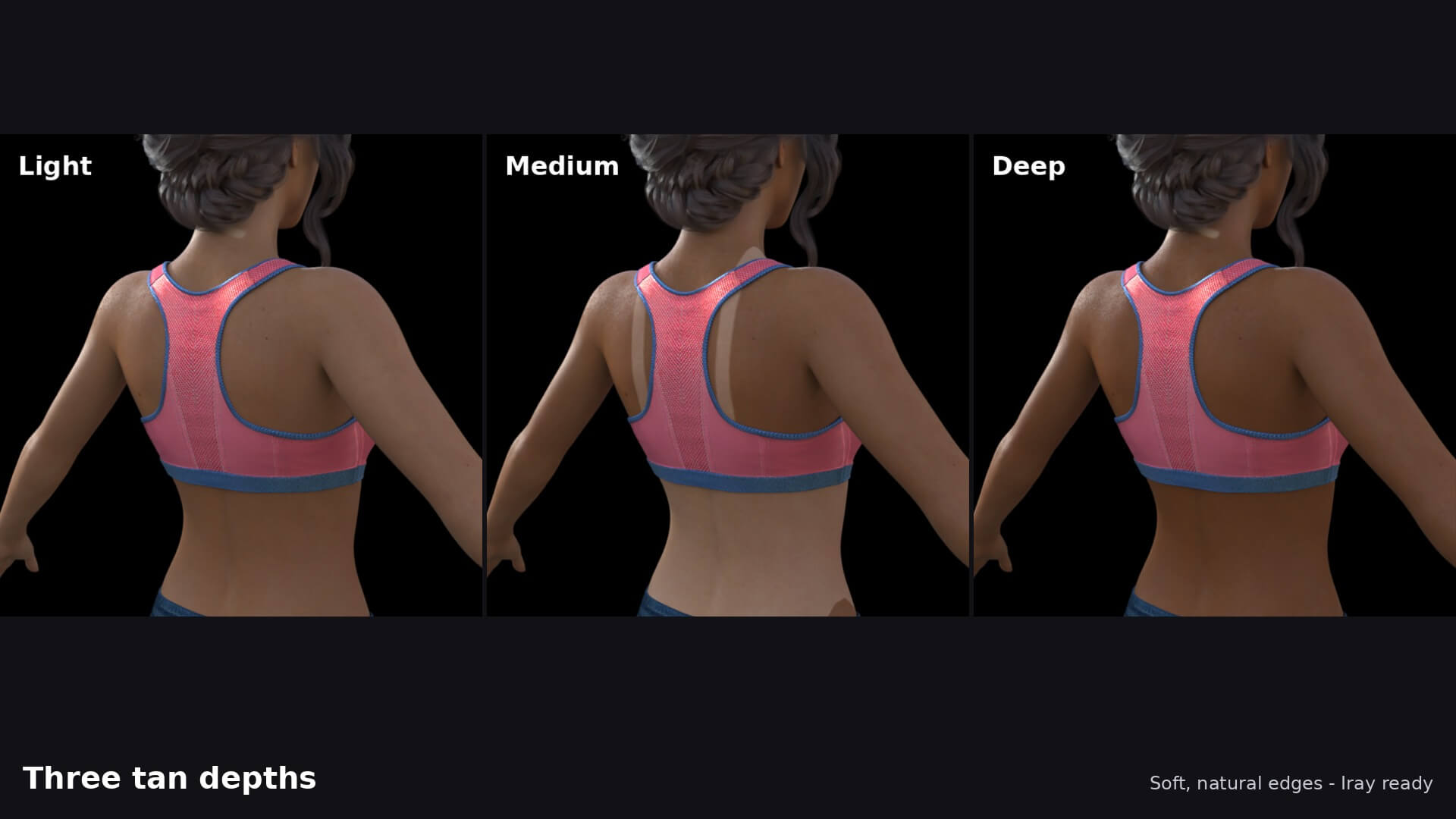 Tan Lines One Click for DAZ 3D Daz Content