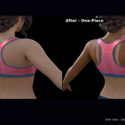 Tan Lines One Click for DAZ 3D