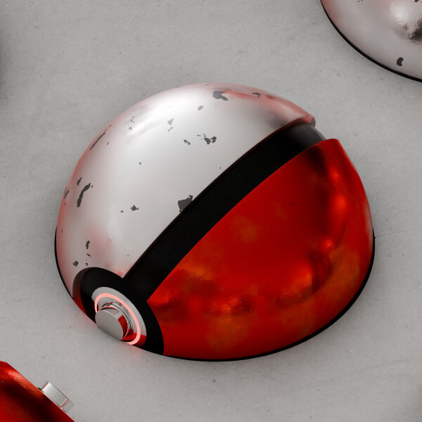 Battle-Worn Metallic Capture Spheres
