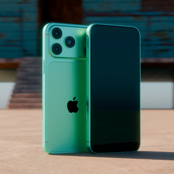 Vibrant 3D Smartphone Concepts in Tropical Summer Colors
