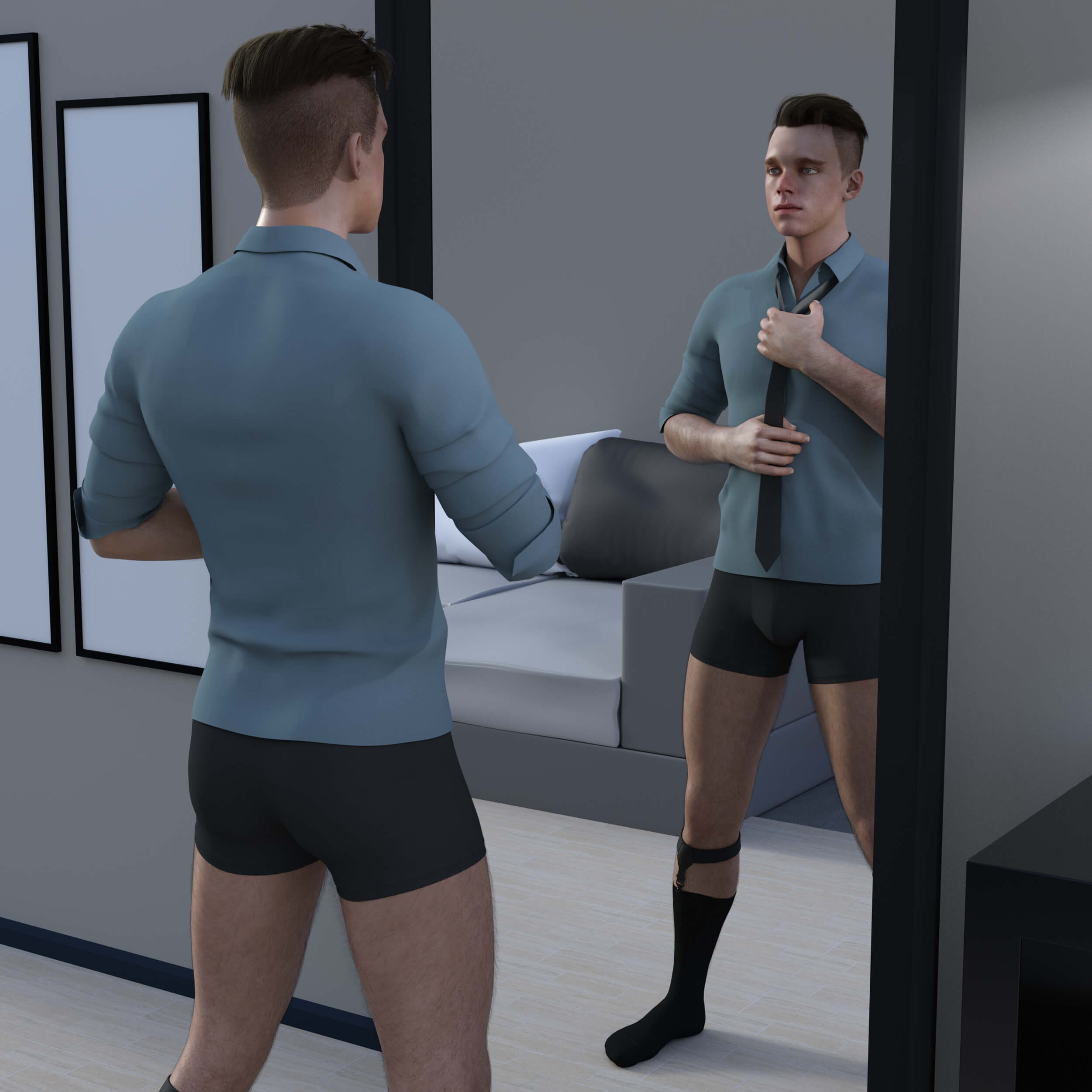 At Home Poses for Genesis 3 8 and 8.1 Male Daz Content