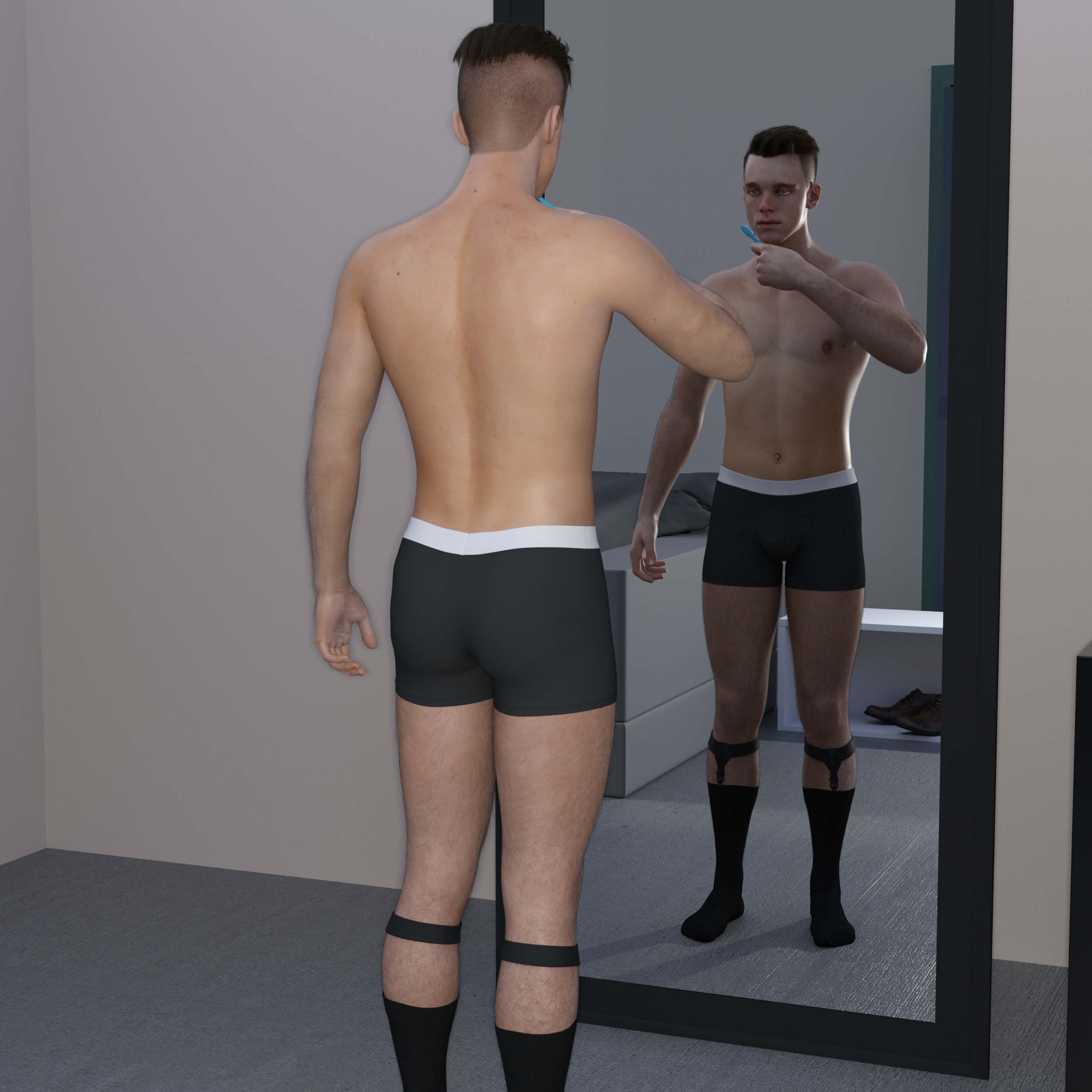 At Home Poses for Genesis 3 8 and 8.1 Male Daz Content
