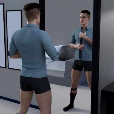 At Home Poses for Genesis 3, 8 and 8.1 Male