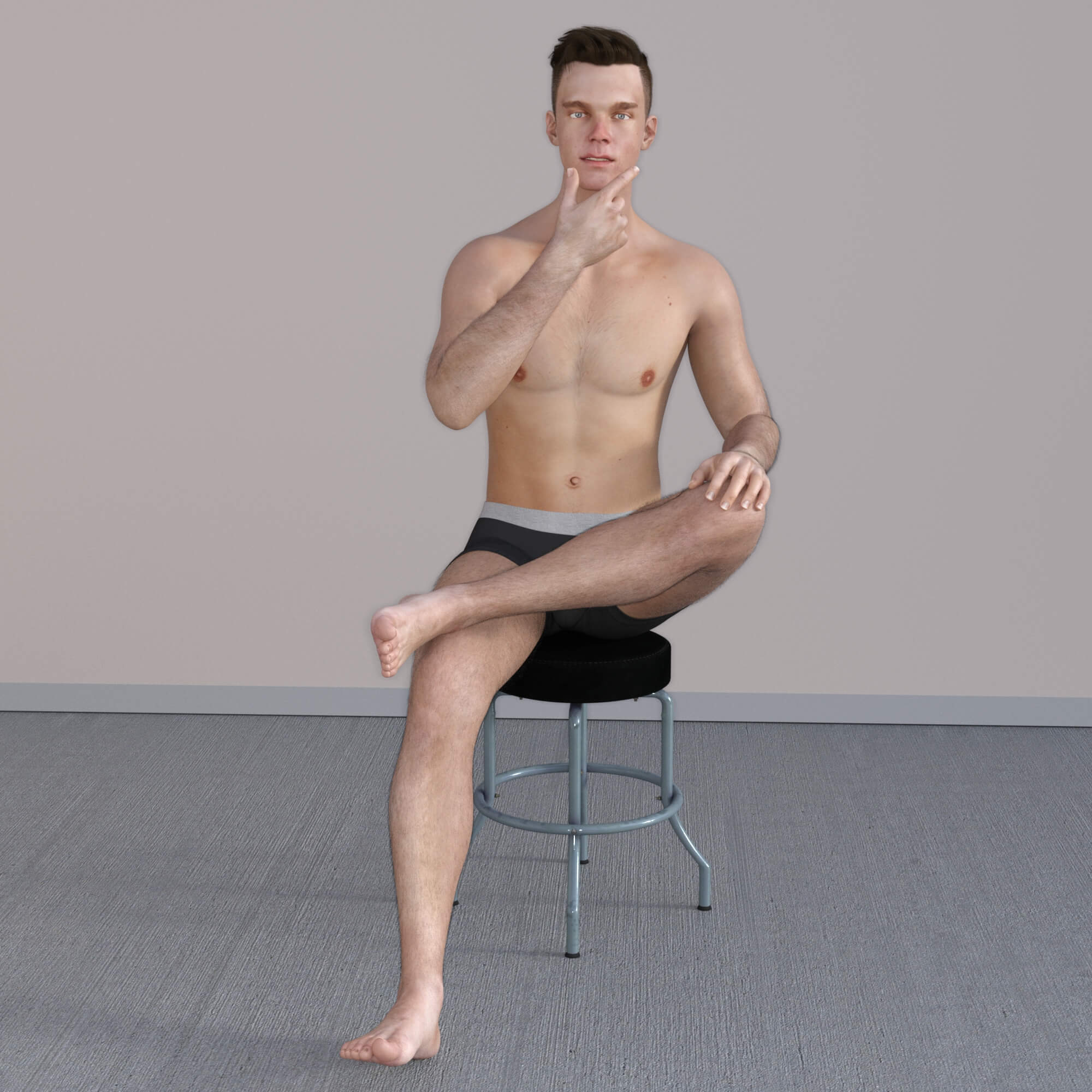 Solo Poses for G3M G8M G8.1M Daz Content