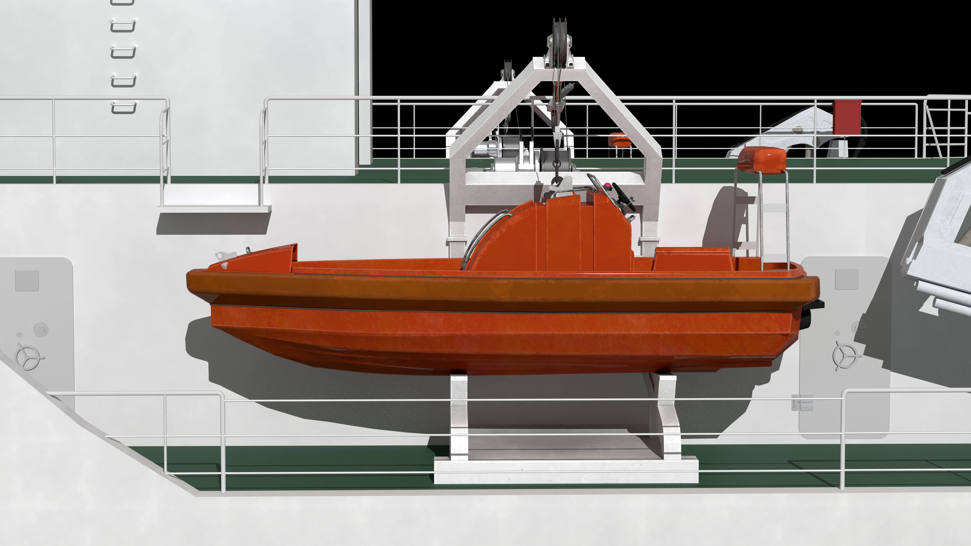 China Coast Guard Vessel 3306 &ndash Maritime Law Enforceme 3D Model