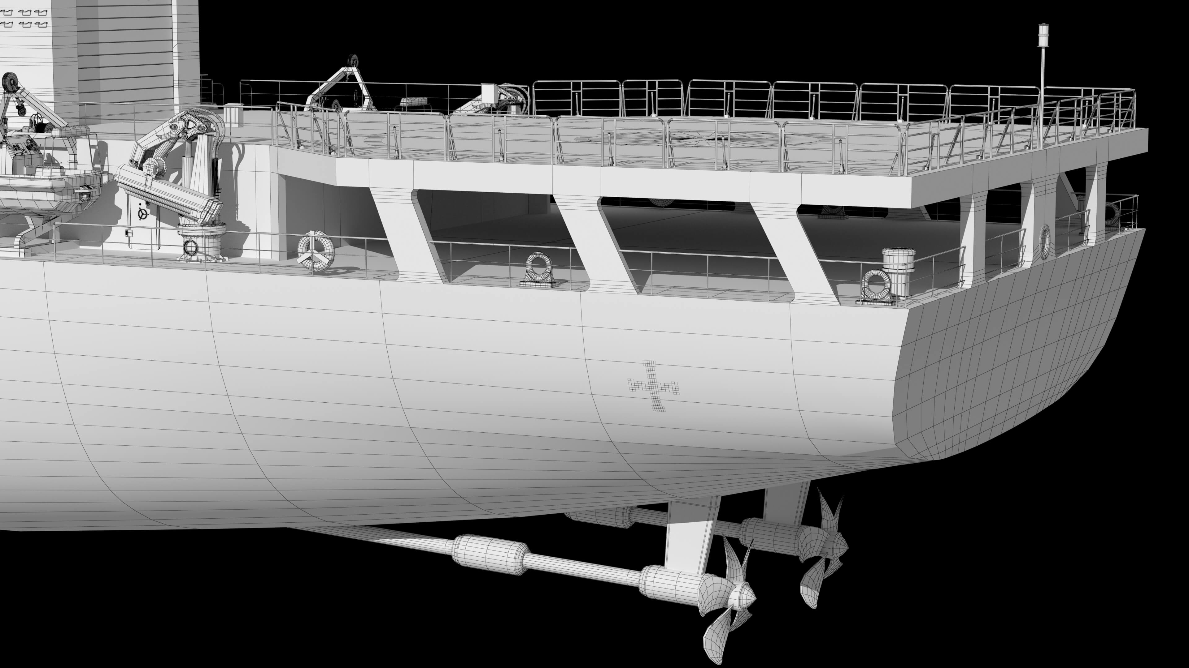 China Coast Guard Vessel 3306 &ndash Maritime Law Enforceme 3D Model