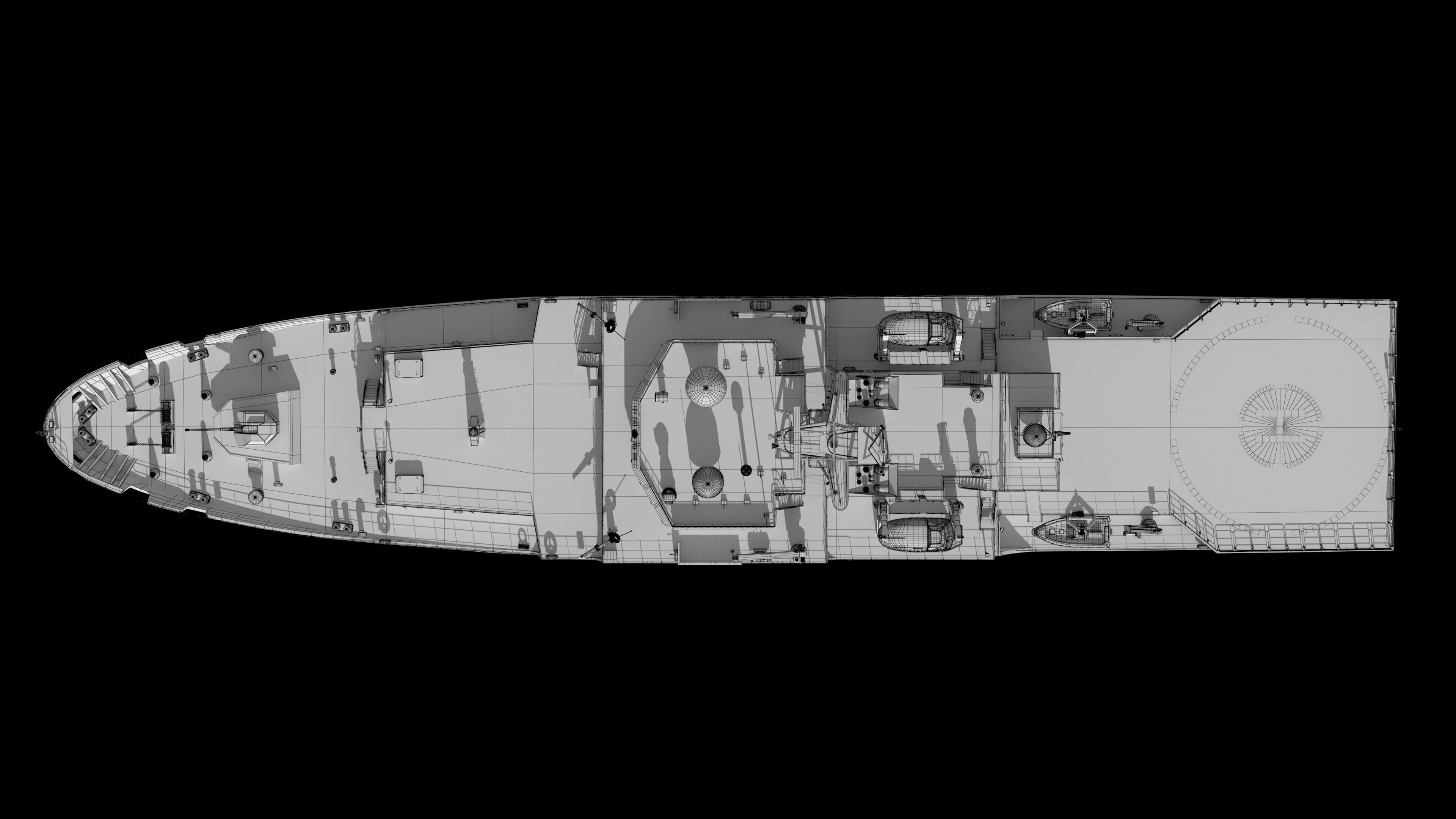 China Coast Guard Vessel 3306 &ndash Maritime Law Enforceme 3D Model