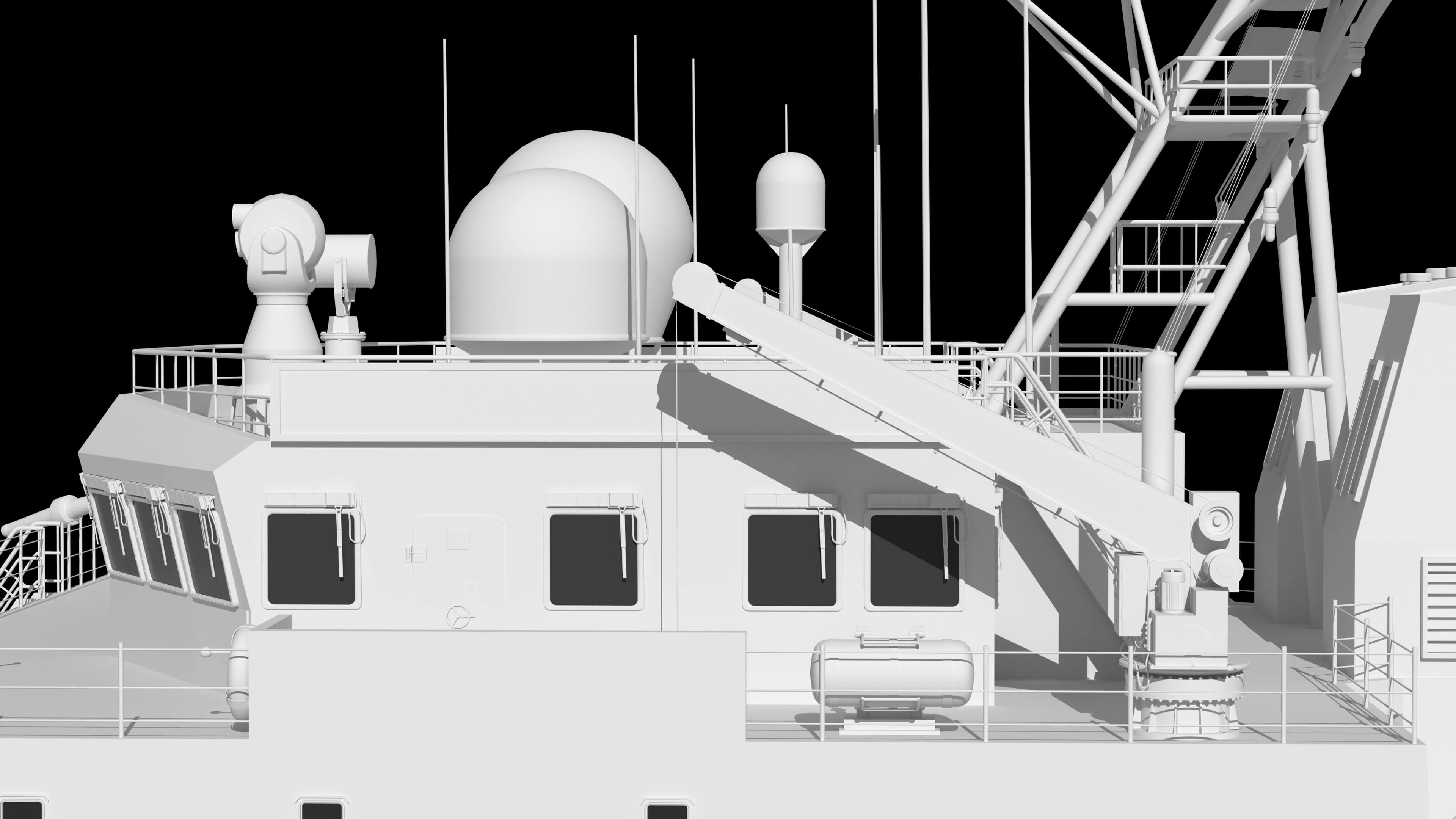 China Coast Guard Vessel 3306 &ndash Maritime Law Enforceme 3D Model