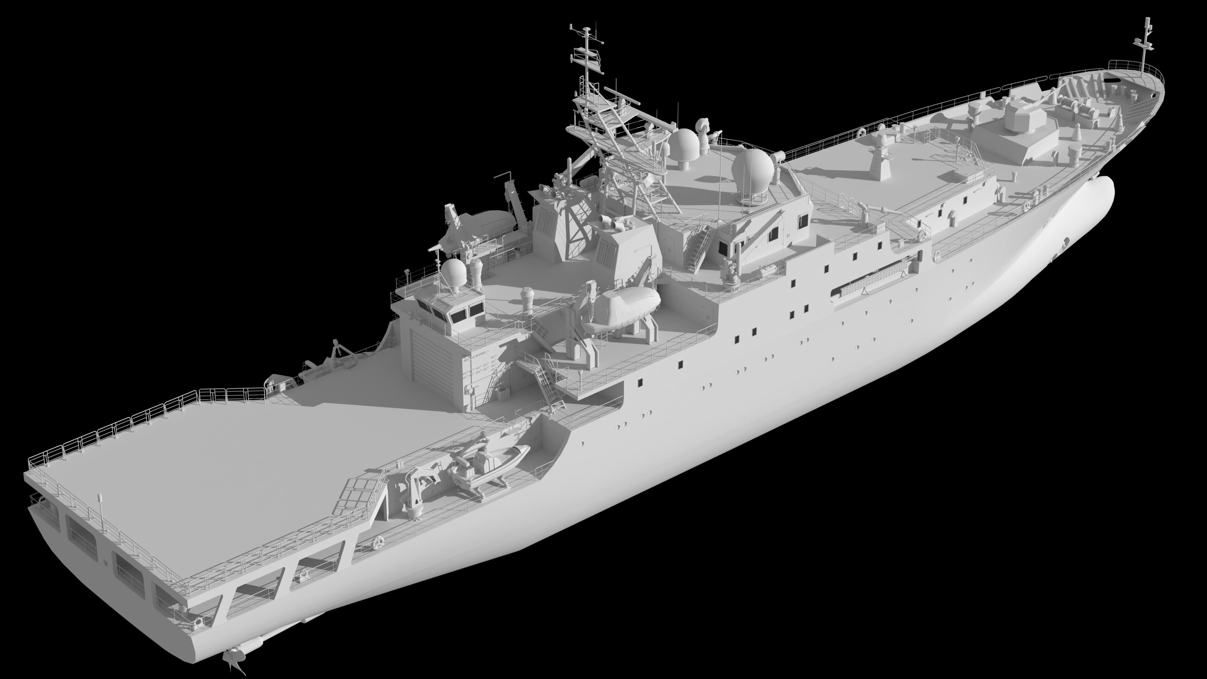 China Coast Guard Vessel 3306 &ndash Maritime Law Enforceme 3D Model