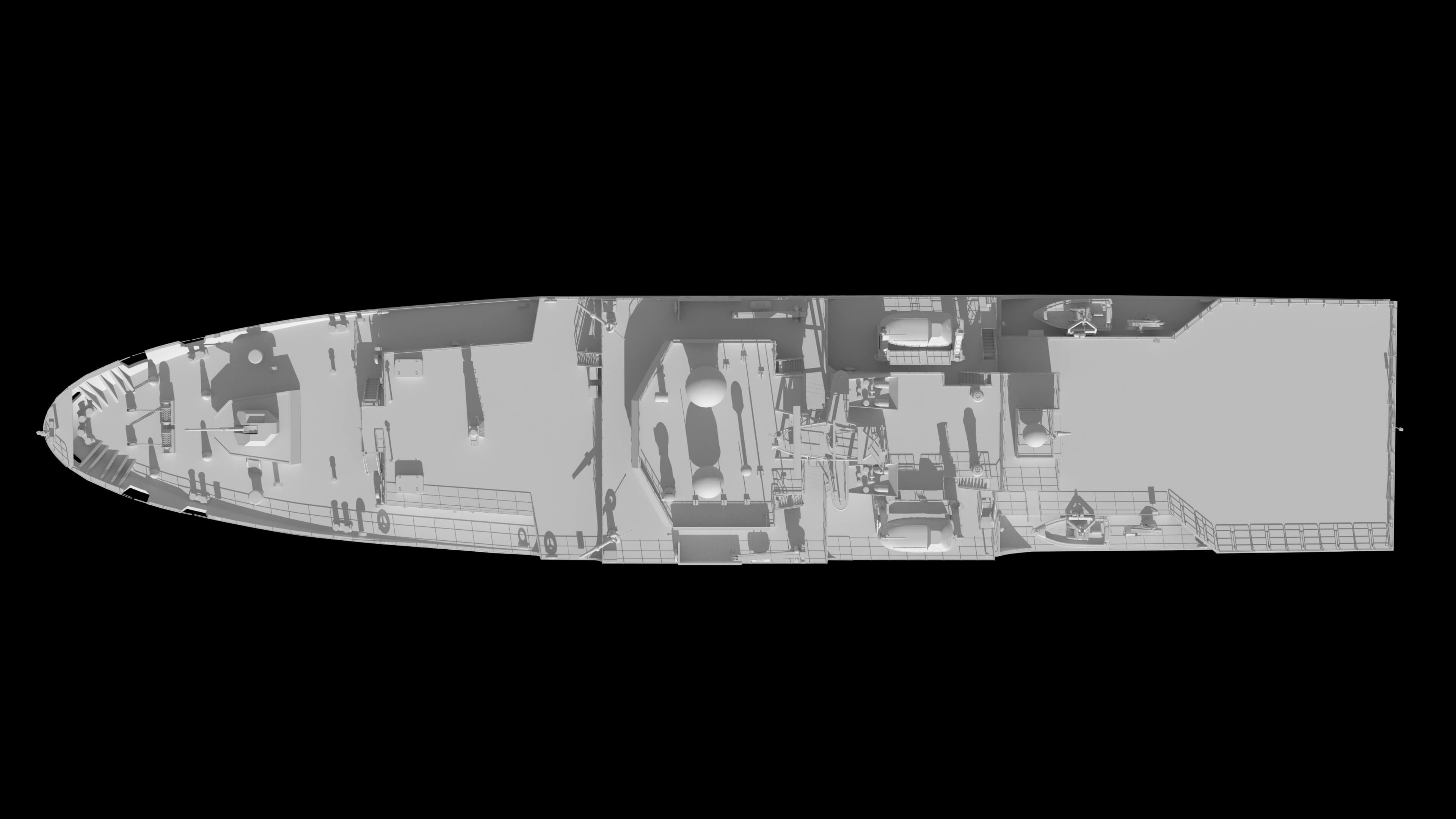 China Coast Guard Vessel 3306 &ndash Maritime Law Enforceme 3D Model
