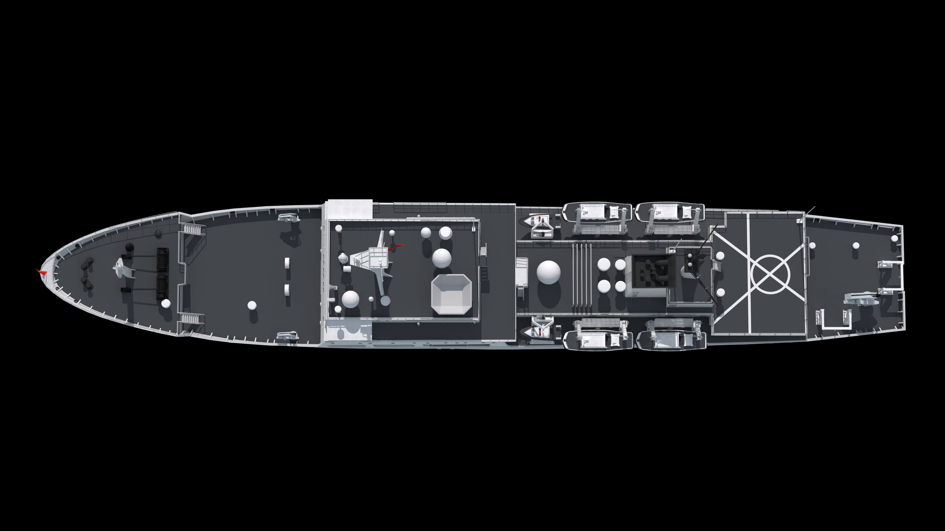 Chinese 872 Zhu Kezhen Type 636A Oceanographic Survey Vessel 3D Model