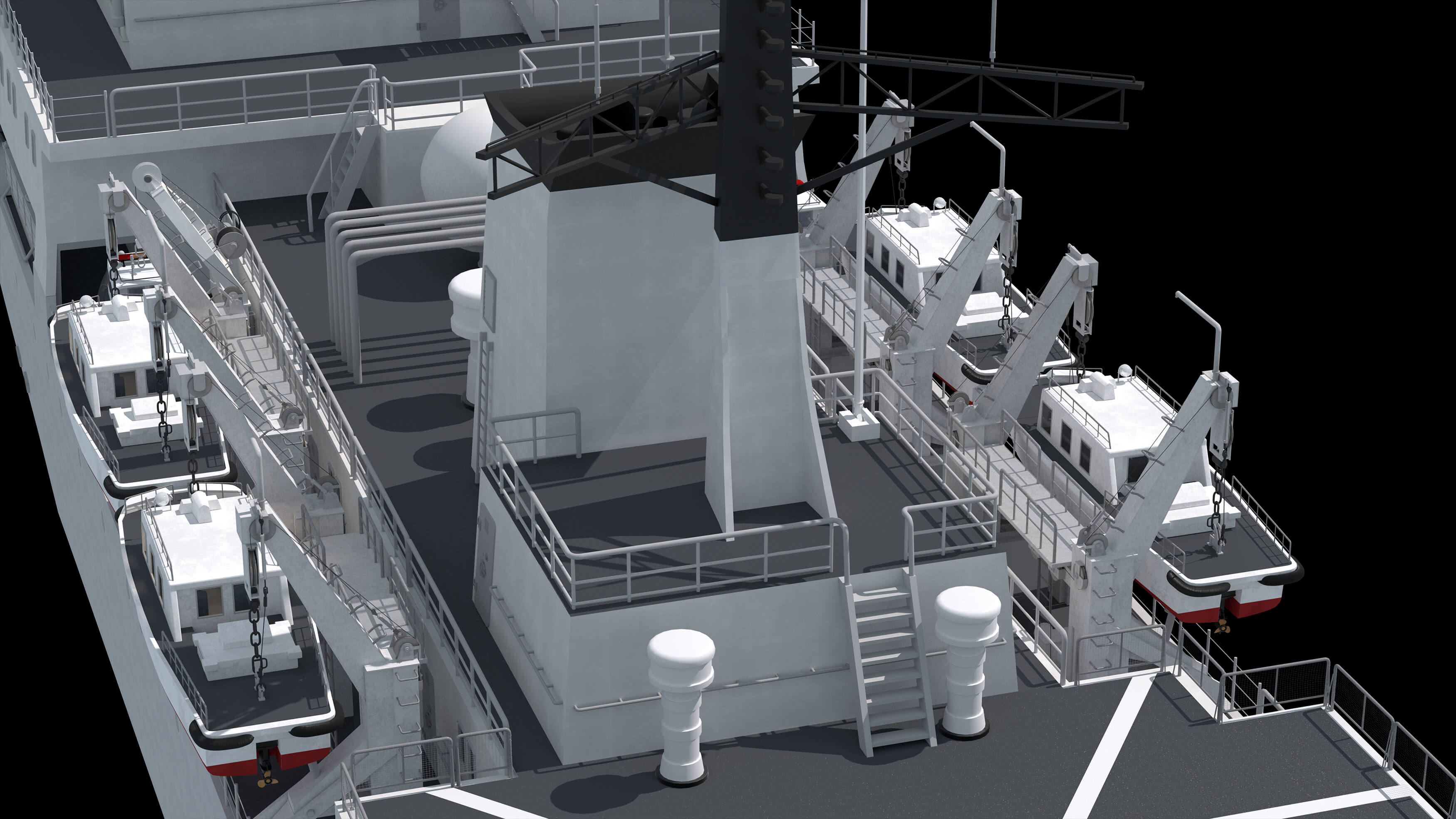Chinese 872 Zhu Kezhen Type 636A Oceanographic Survey Vessel 3D Model
