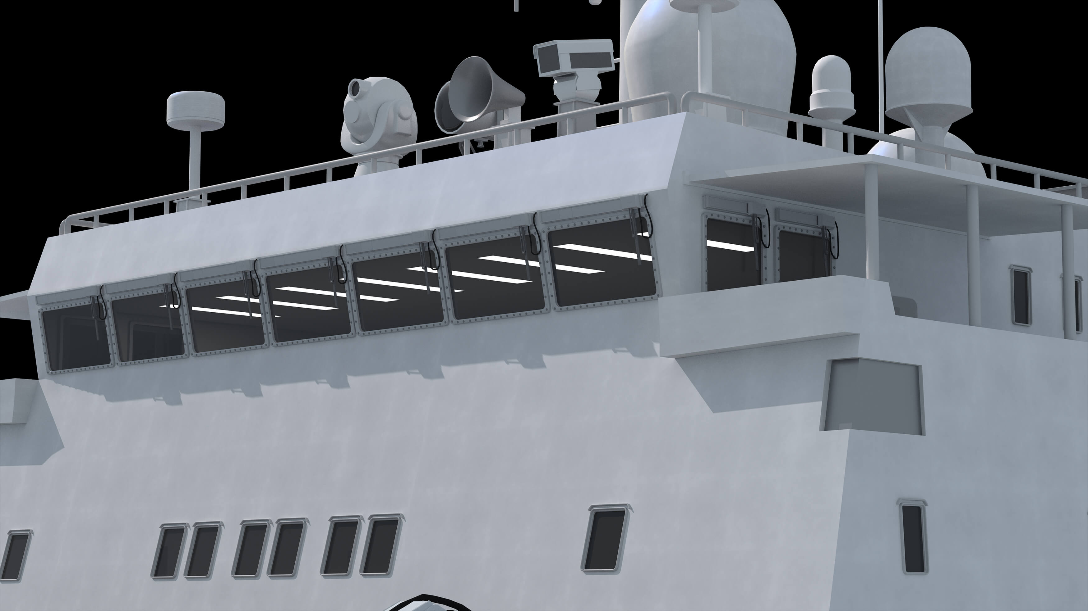 Chinese 872 Zhu Kezhen Type 636A Oceanographic Survey Vessel 3D Model
