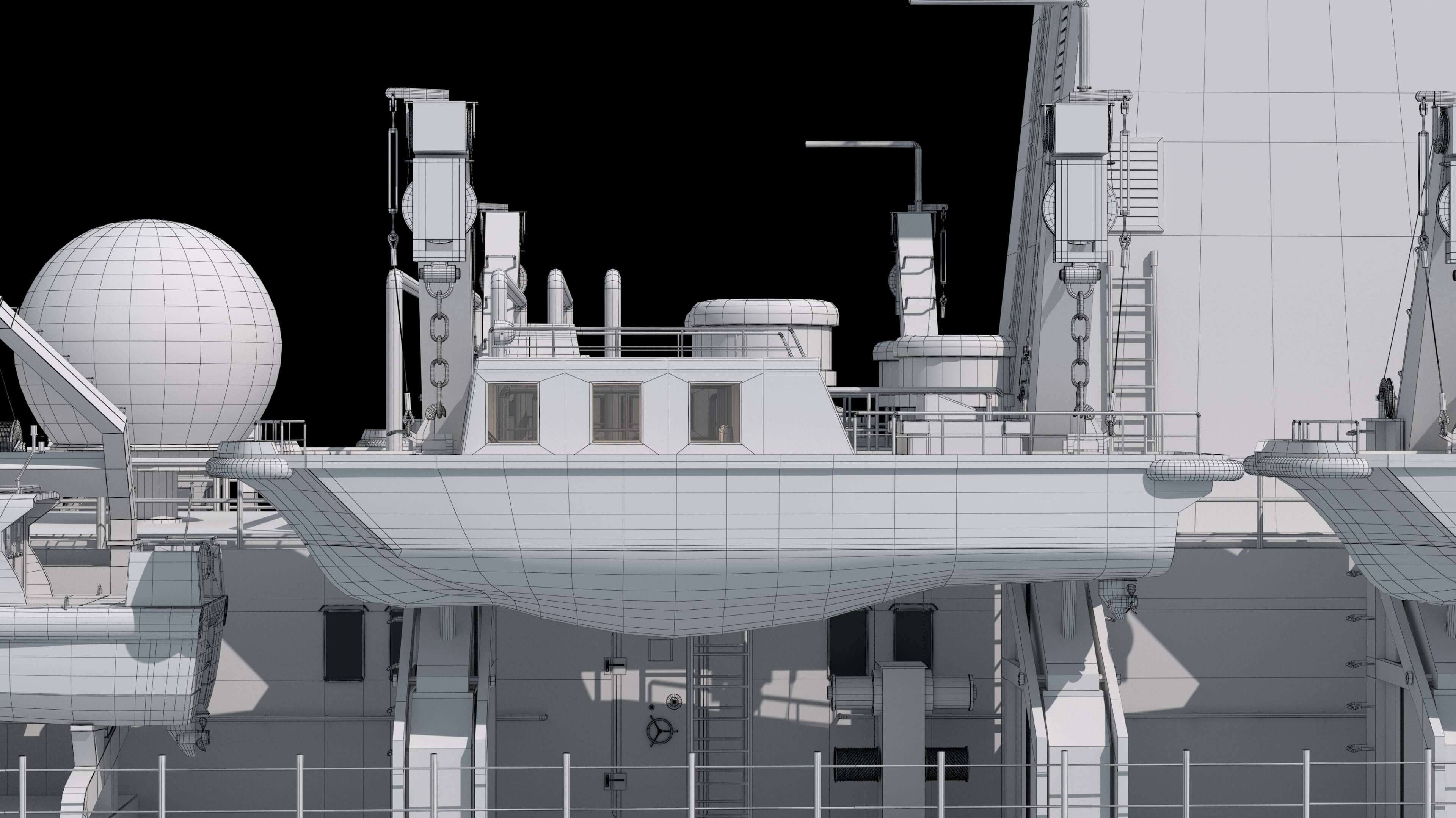 Chinese 872 Zhu Kezhen Type 636A Oceanographic Survey Vessel 3D Model
