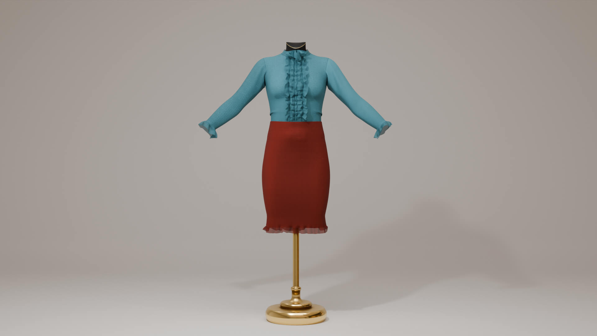 60s Teacher Outfit for Genesis 8 Female / Genesis 9 Daz Content
