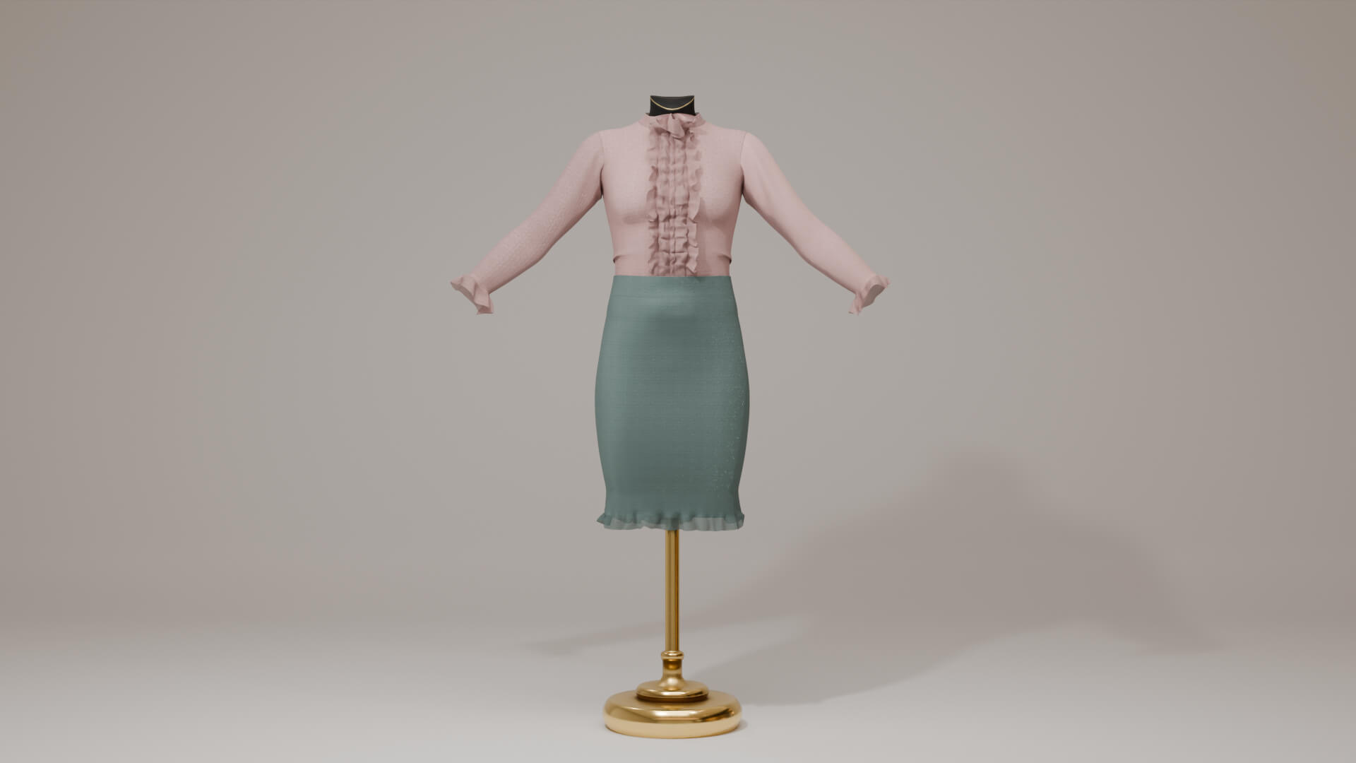 60s Teacher Outfit for Genesis 8 Female / Genesis 9 Daz Content