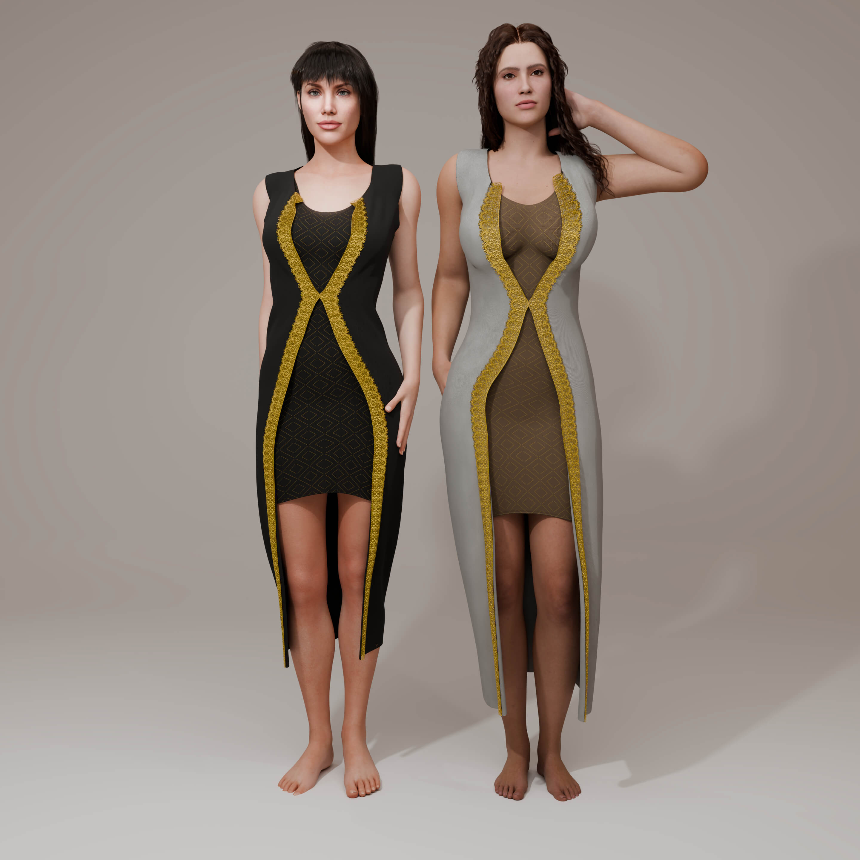 Arabic Dress for Genesis 8 Female / Genesis 9 Daz Content