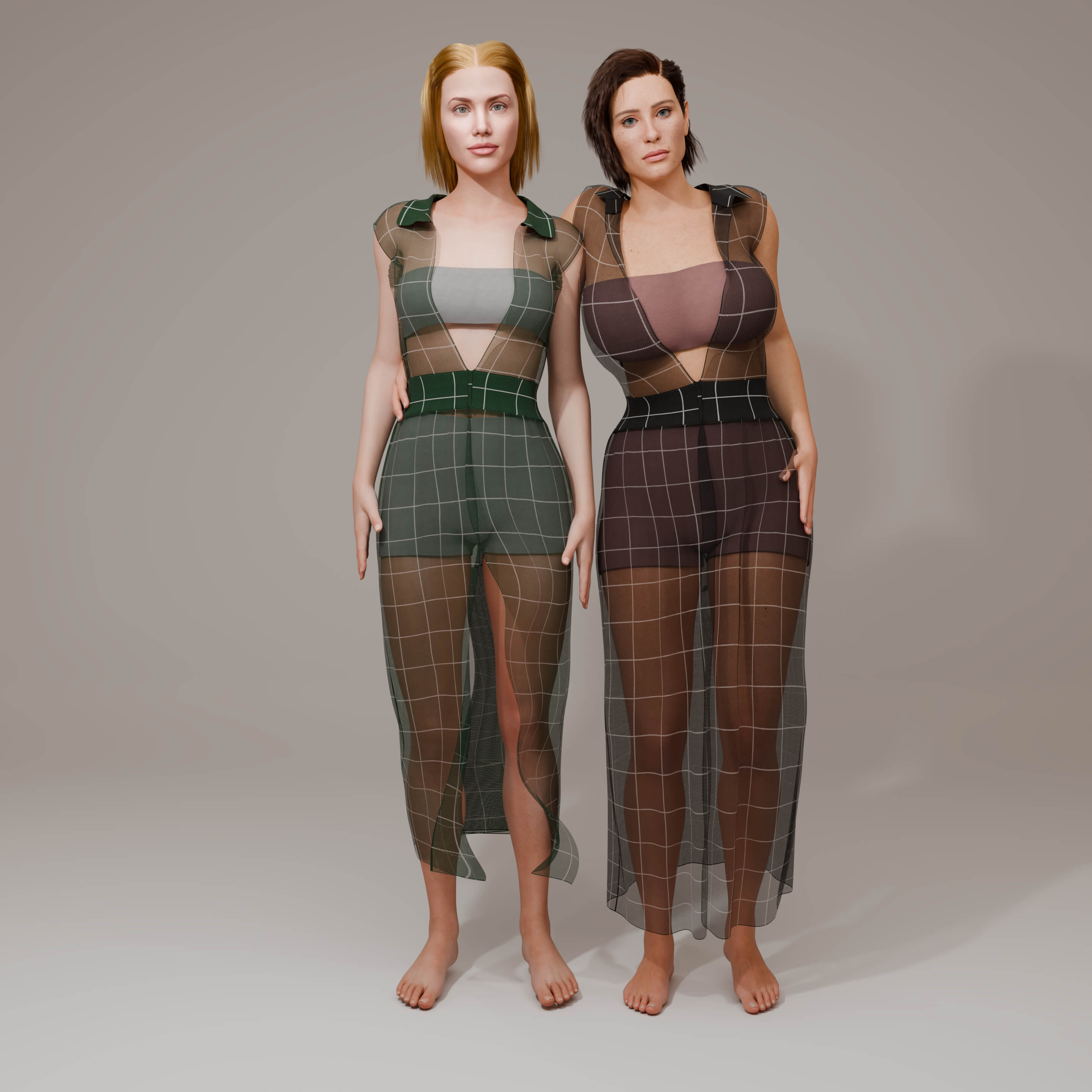 Caro Jumpsuit Outfit for Genesis 8 Female / Genesis 9 Daz Content