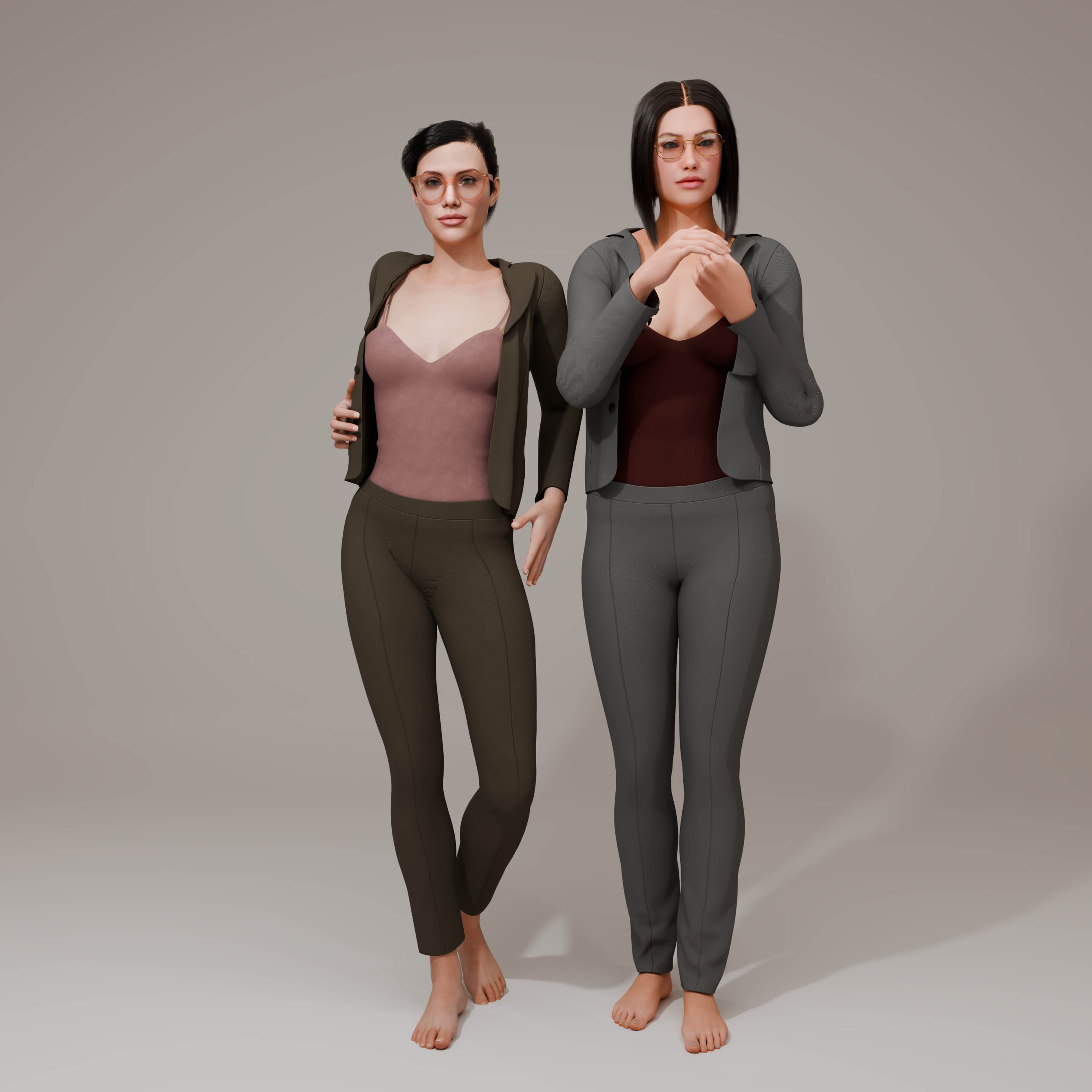 Casual Business Suit for Genesis 8 Female / Genesis 9 Daz Content