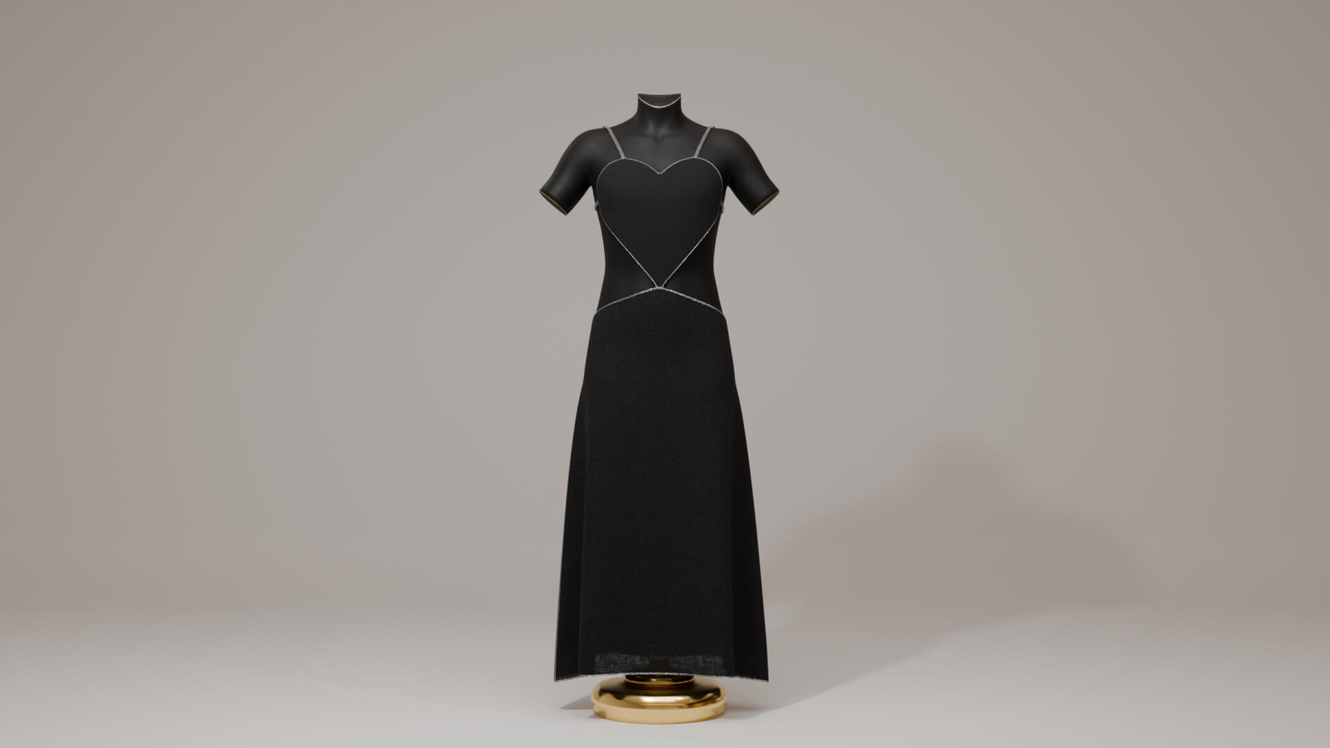 Heartshape Dress for Genesis 8 Female / Genesis 9 Daz Content