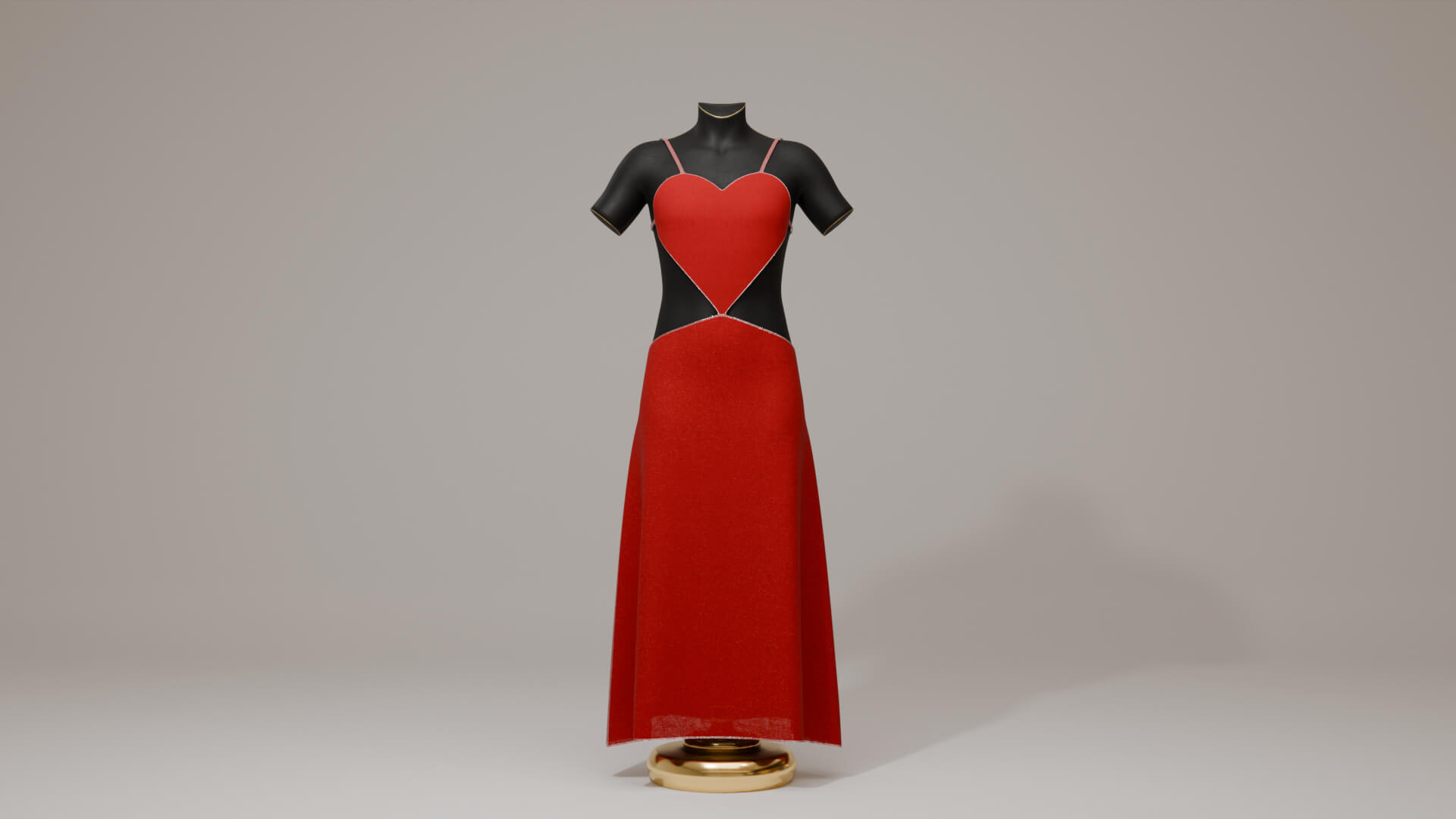 Heartshape Dress for Genesis 8 Female / Genesis 9 Daz Content