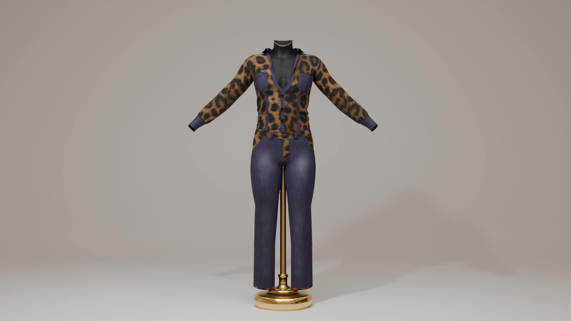 Lepperd Jeans Outfit for Genesis 8 Female / Genesis 9 Daz Content