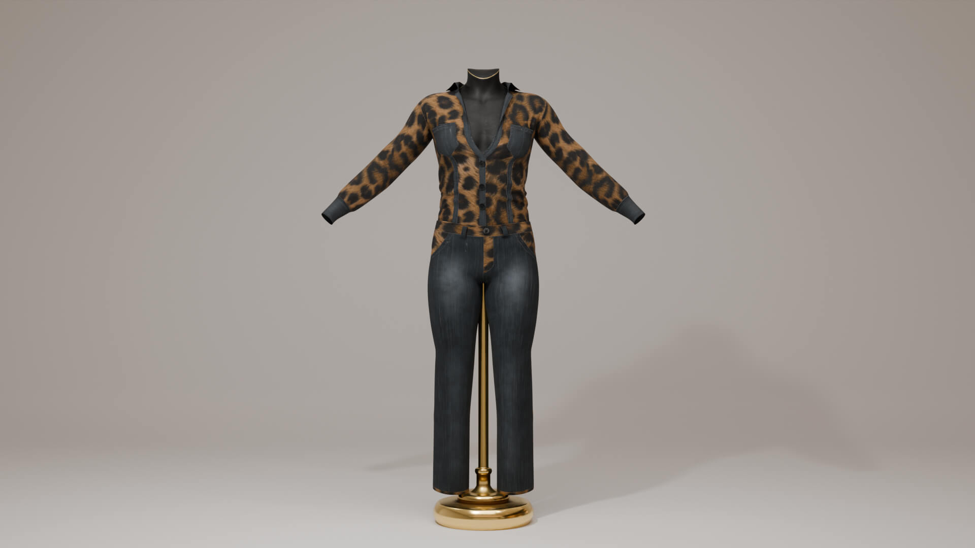 Lepperd Jeans Outfit for Genesis 8 Female / Genesis 9 Daz Content