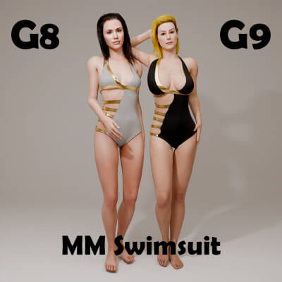 MM Swimsuit for Genesis 8 Female / Genesis 9