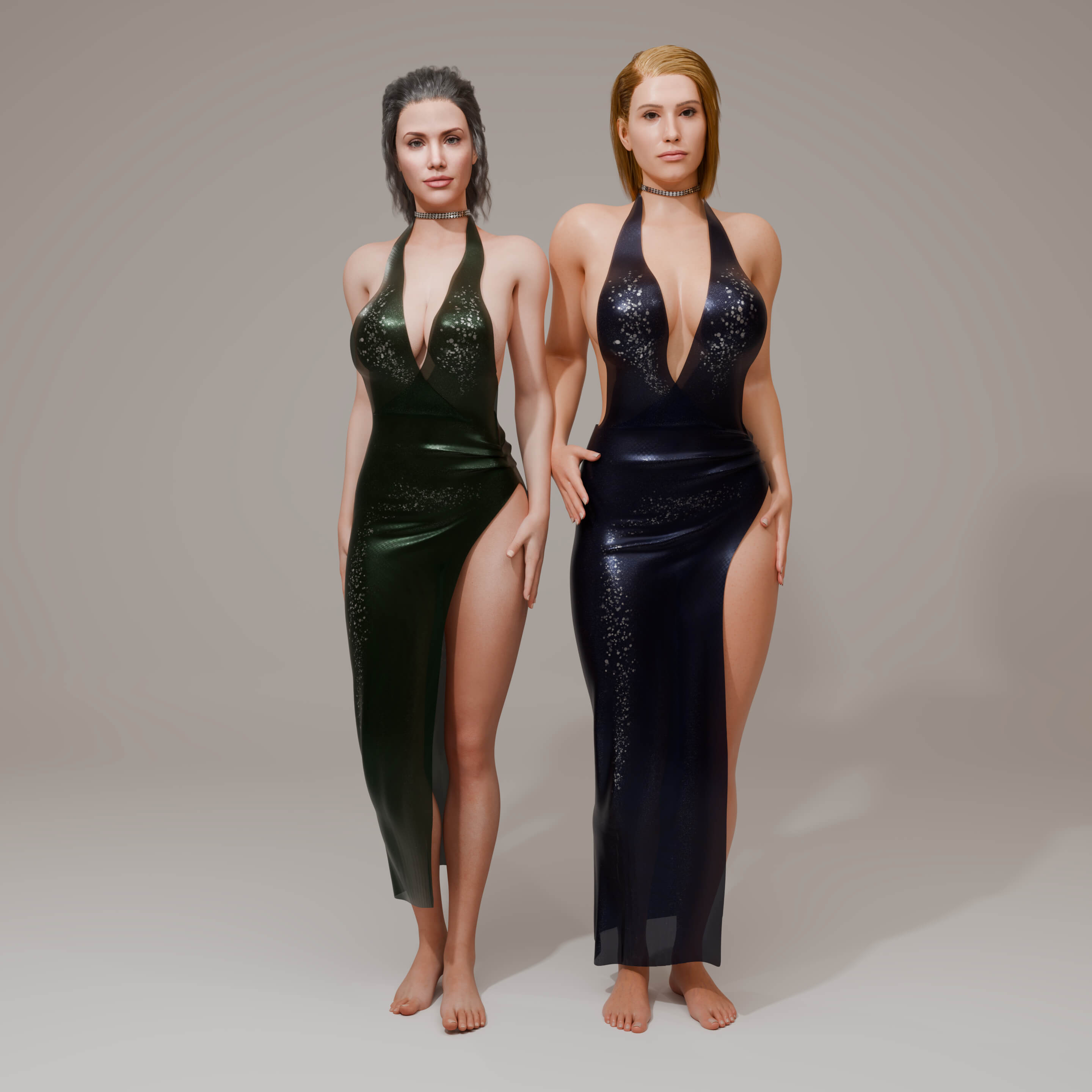 Nightsky Dress for Genesis 8 Female / Genesis 9 Daz Content
