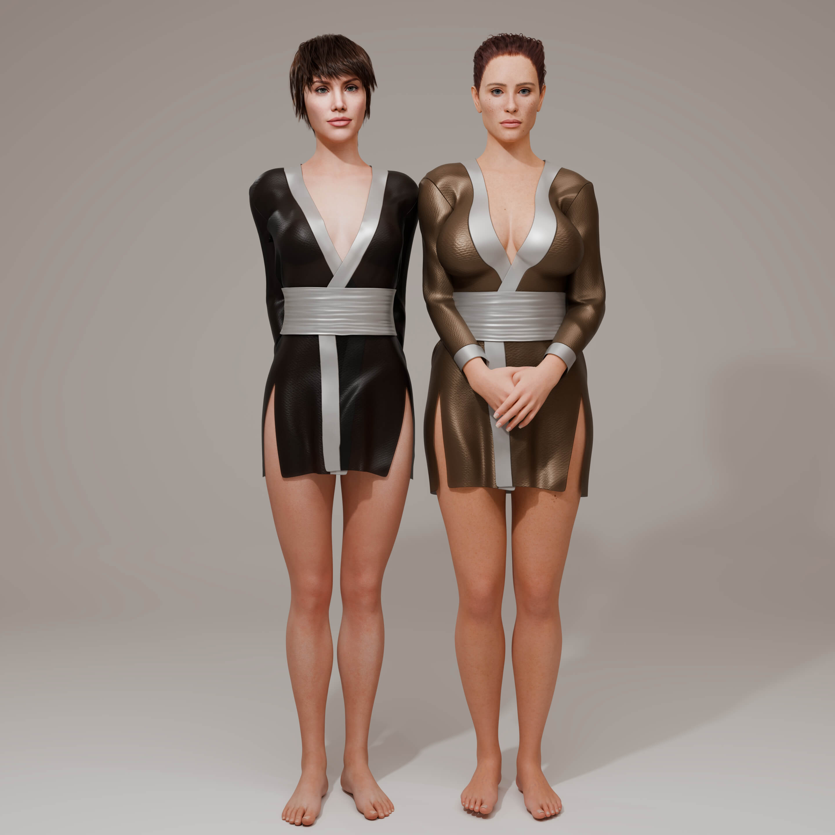 Silk Kimono for Genesis 8 Female / Genesis 9 Daz Content