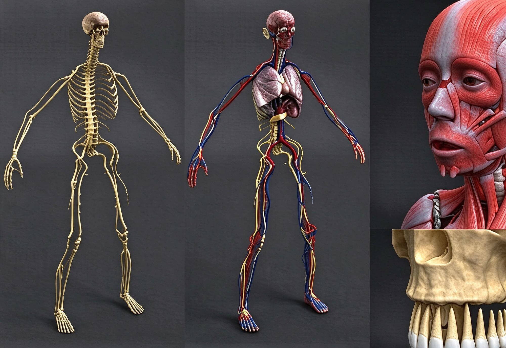 Human Male Anatomy 3D Model by RaeLux