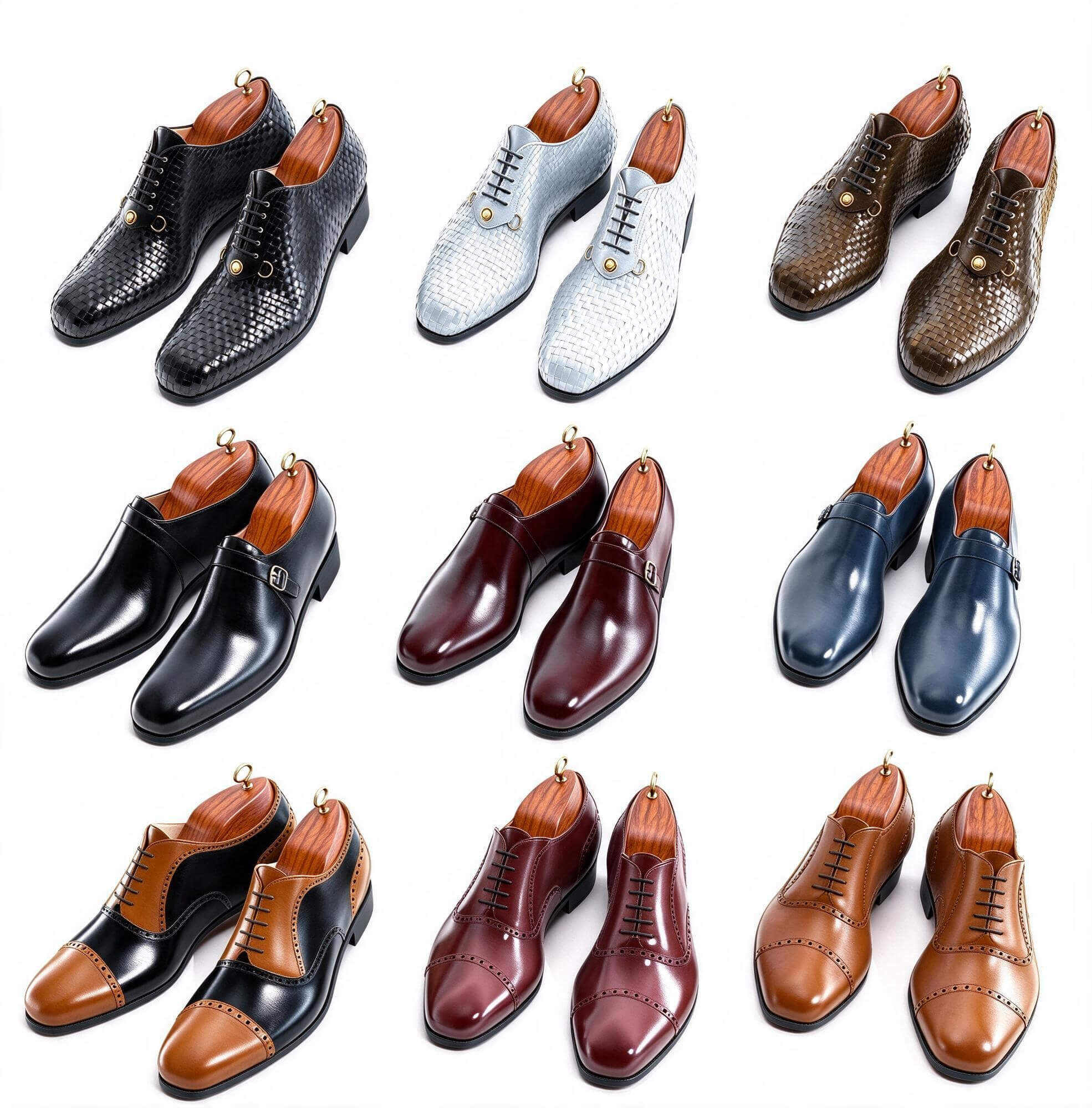 Luxury Men&rsquos Dress Leather Shoes Collection 3D Model P 3D Model
