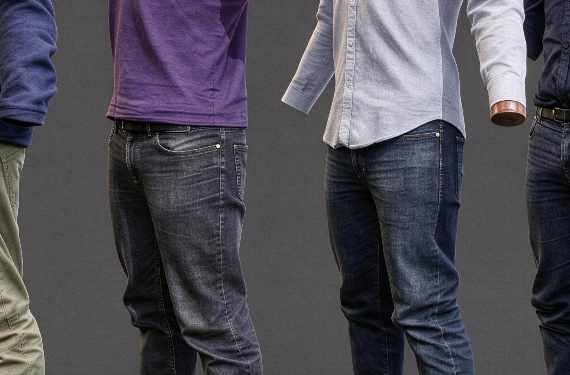 Men Casual Outfit Clothing Mannequin 3D Model Pack 3D Model