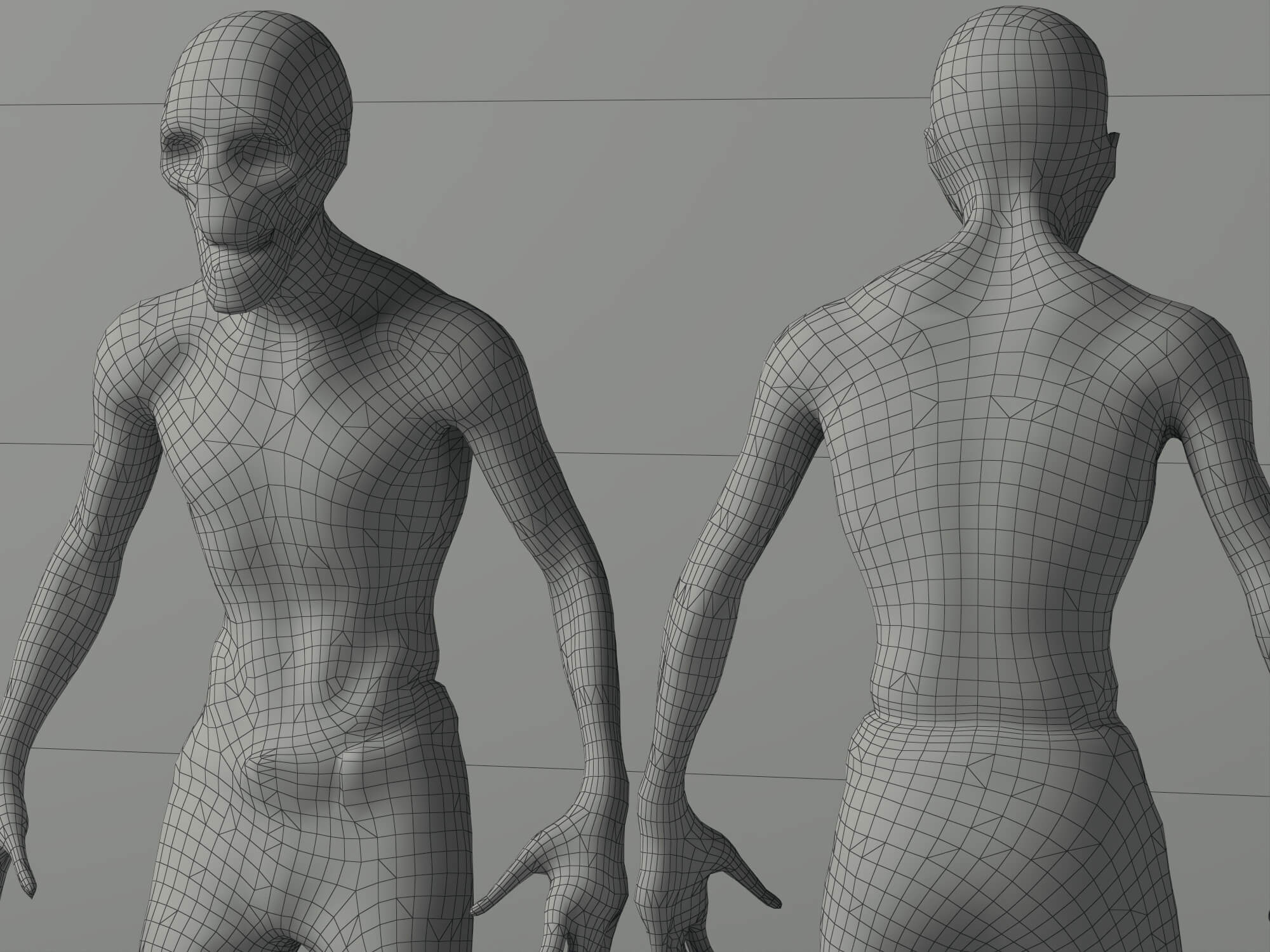 Realistic Male Zombie Character 3D Model 3D Model